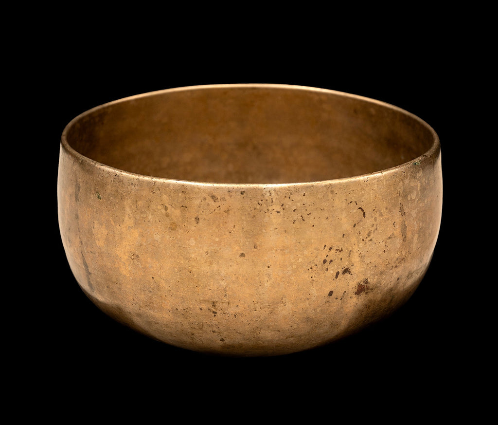 Antique Thadobati Singing Bowl A3 221Hz 6 1/2" A16164 Bodhisattva Trading Company