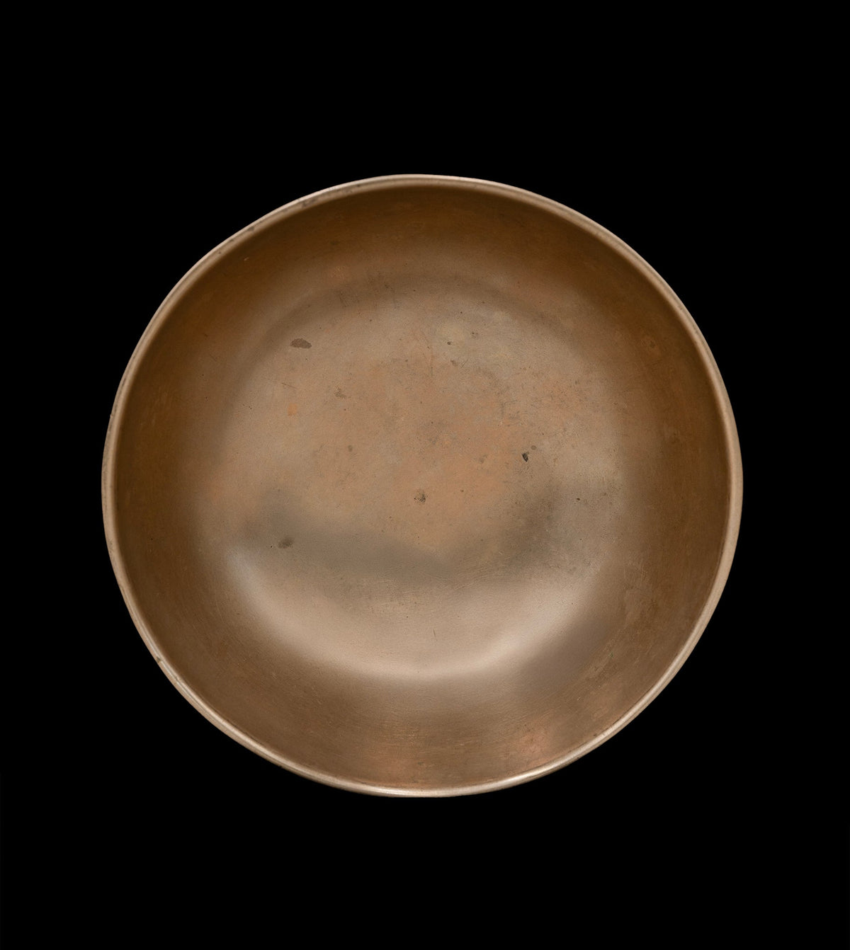 Antique Manipuri Singing Bowl A4 220Hz 6" A16285 Bodhisattva Trading Company