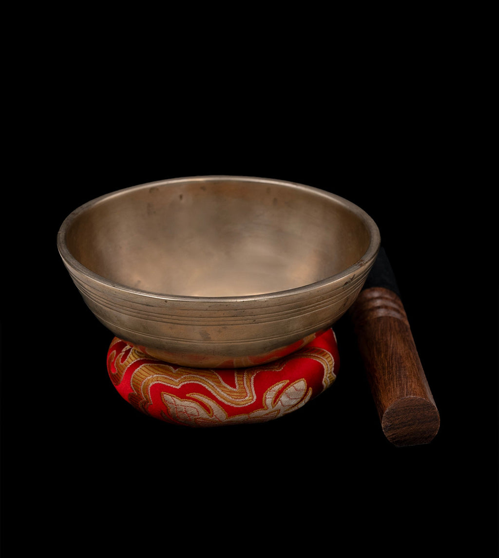 Antique Manipuri Singing Bowl A4 440Hz (NCP) 4 1/2" A16286 Bodhisattva Trading Company
