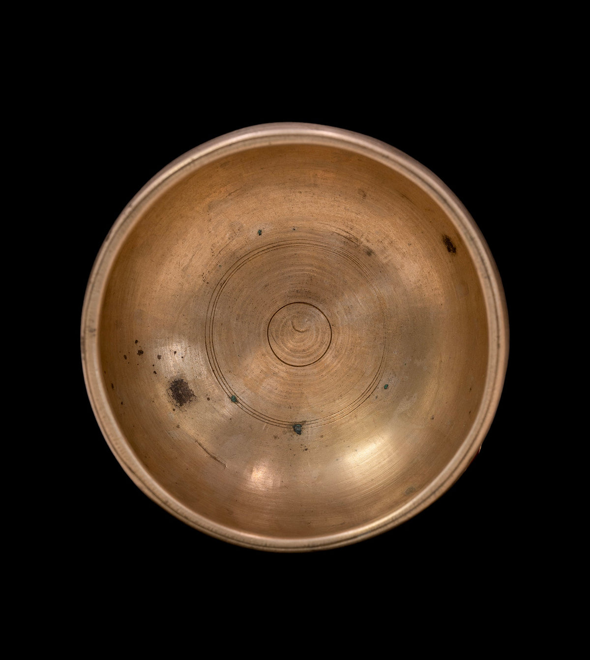 Antique Void Singing Bowl F#5 725Hz 4 1/2" A16287 Bodhisattva Trading Company