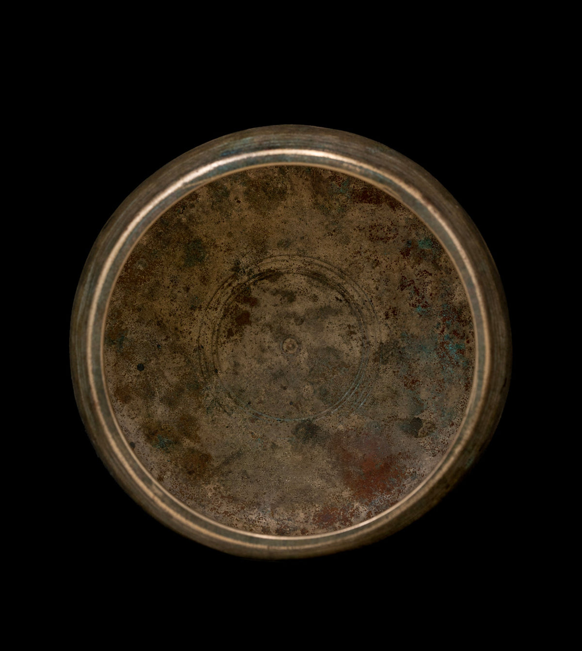 Antique Rare Mani Singing Bowl G5 779Hz 4 3/4" A16289 Bodhisattva Trading Company