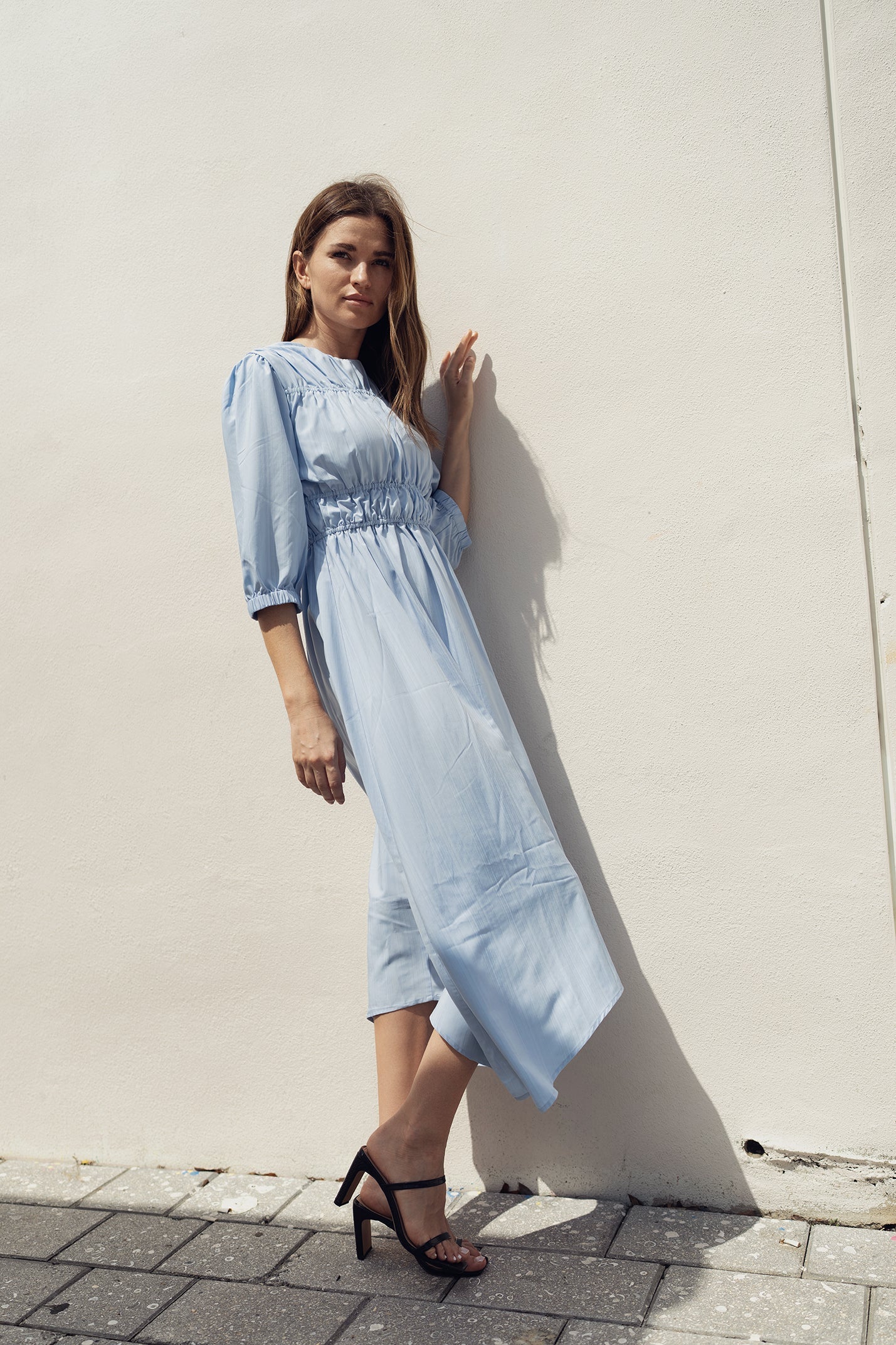 SKY SMOCKING DRESS profile-nyc