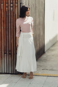 DROP WAIST PLEATED SKIRT profile-nyc