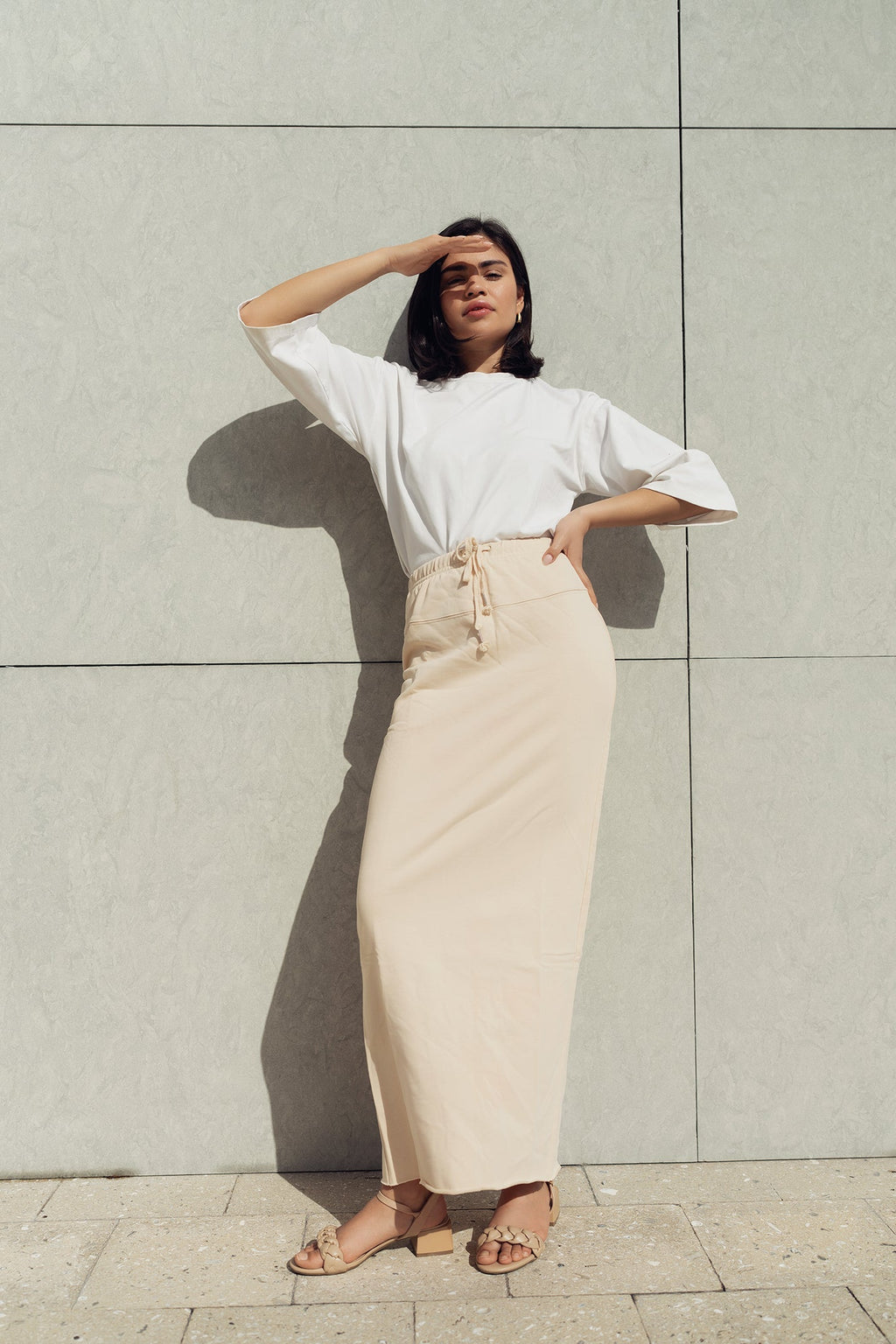 STRAIGHT JERSEY SKIRT profile-nyc