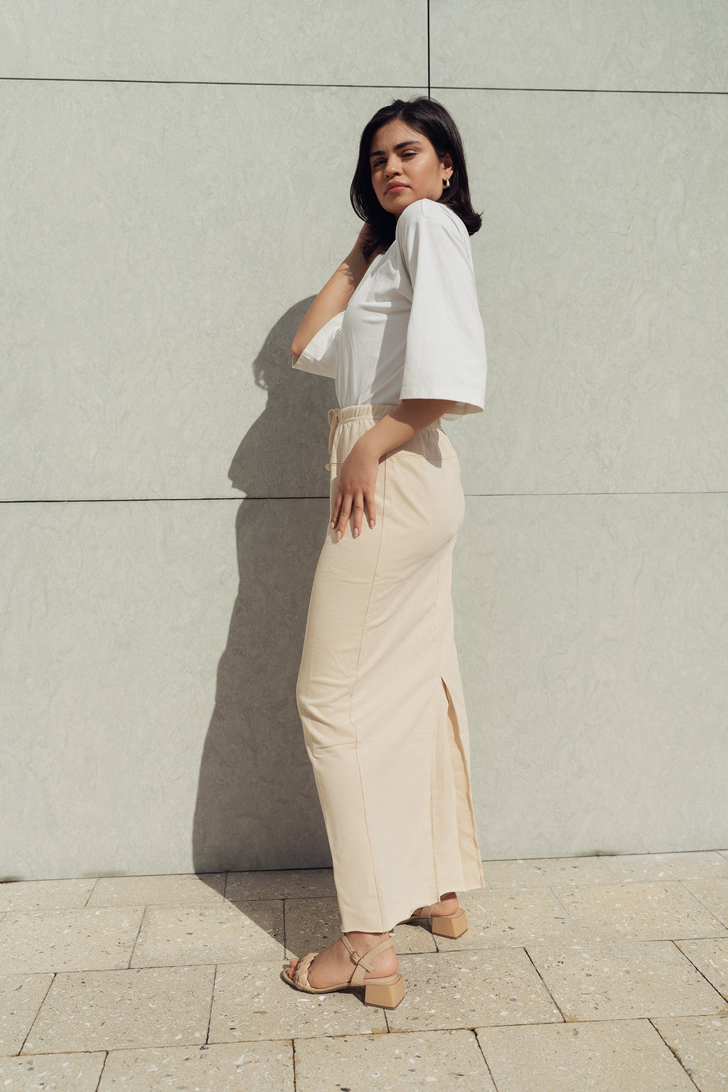 STRAIGHT JERSEY SKIRT profile-nyc