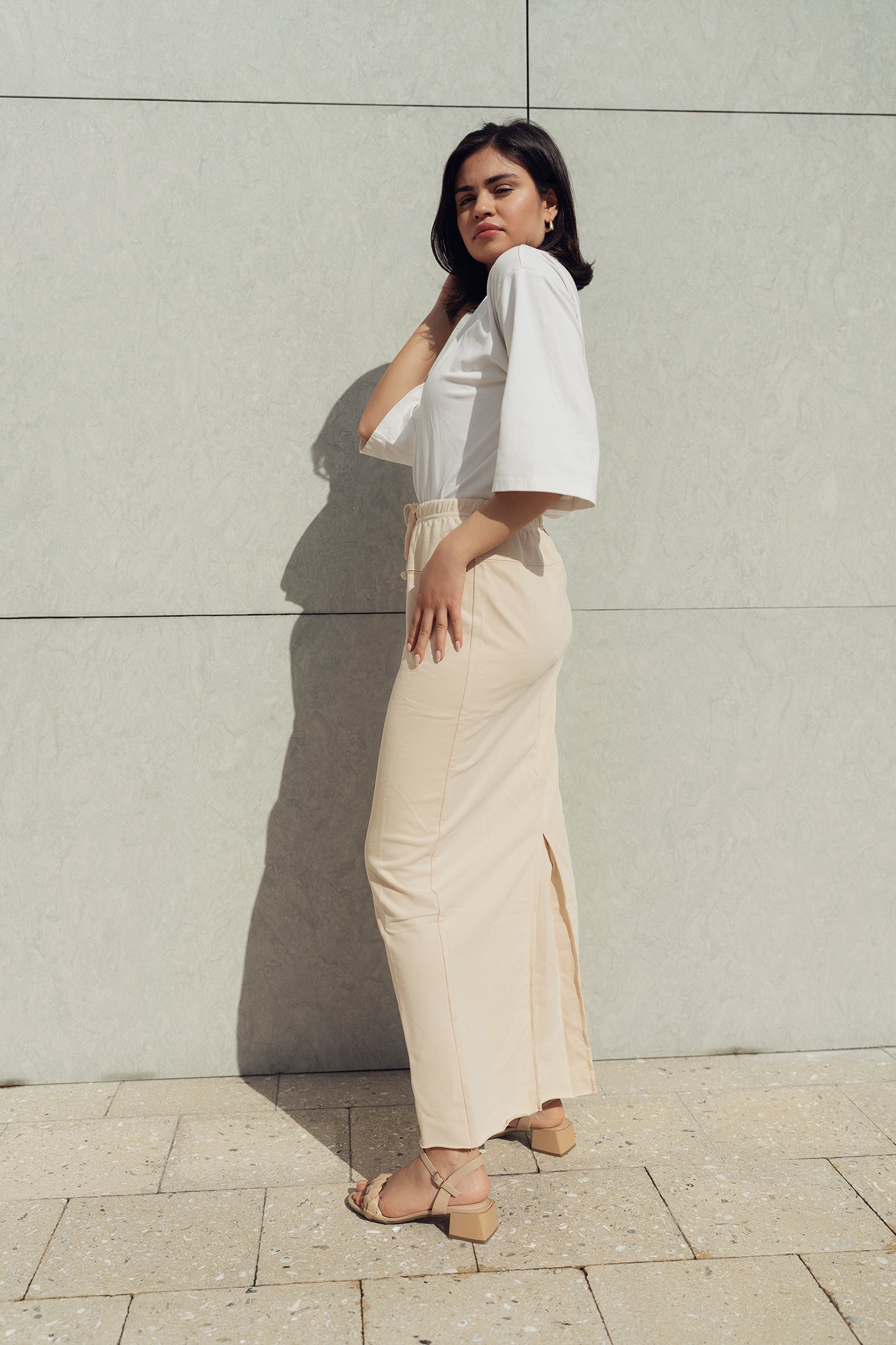 STRAIGHT JERSEY SKIRT profile-nyc