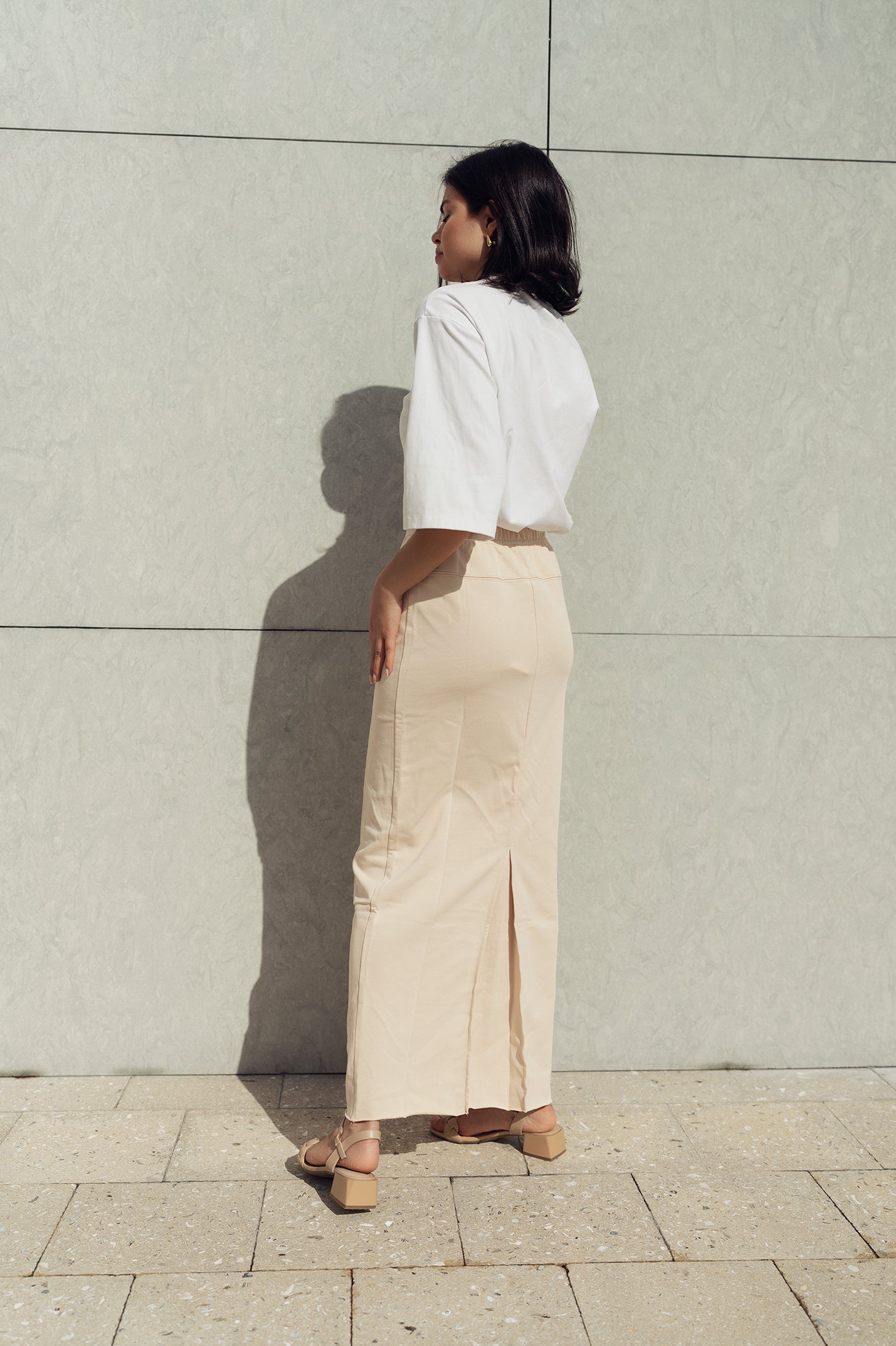 STRAIGHT JERSEY SKIRT profile-nyc
