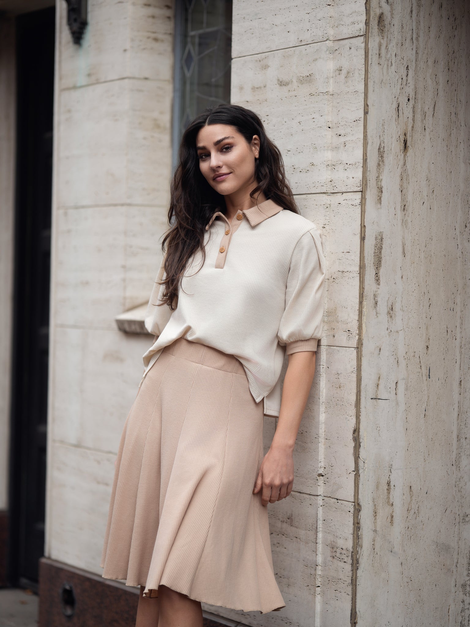 FLOWY SEAM SKIRT profile-nyc