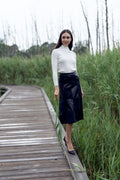 LEATHER SUEDE SKIRT profile-nyc