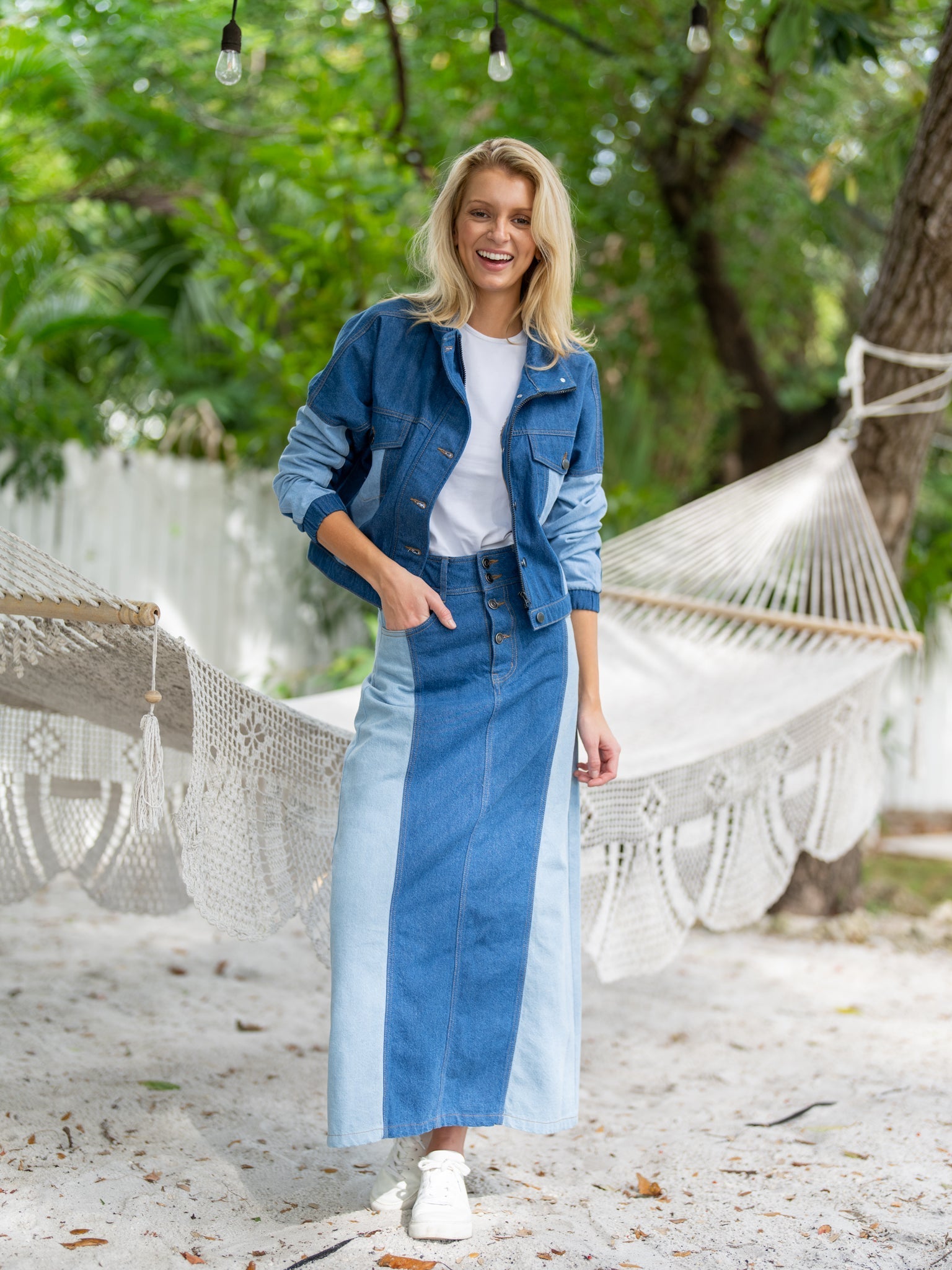 LONG DENIM A SKIRT profile-nyc