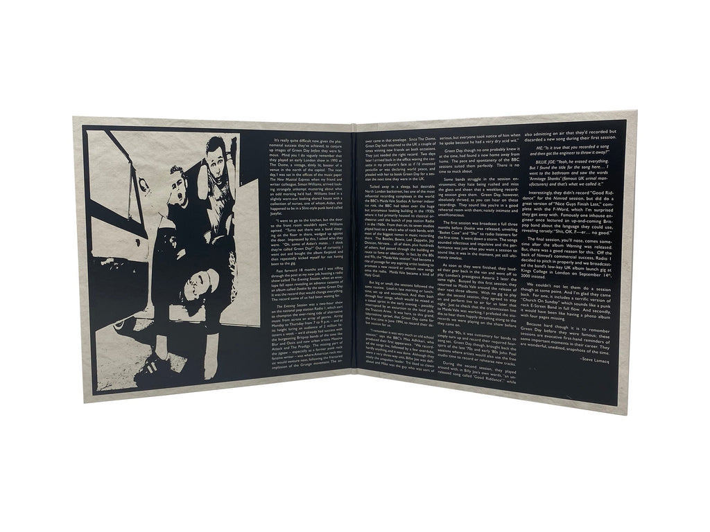 Green Day - BBC Sessions (Limited Edition Clear Colored Double Vinyl) Pale Blue Dot Records