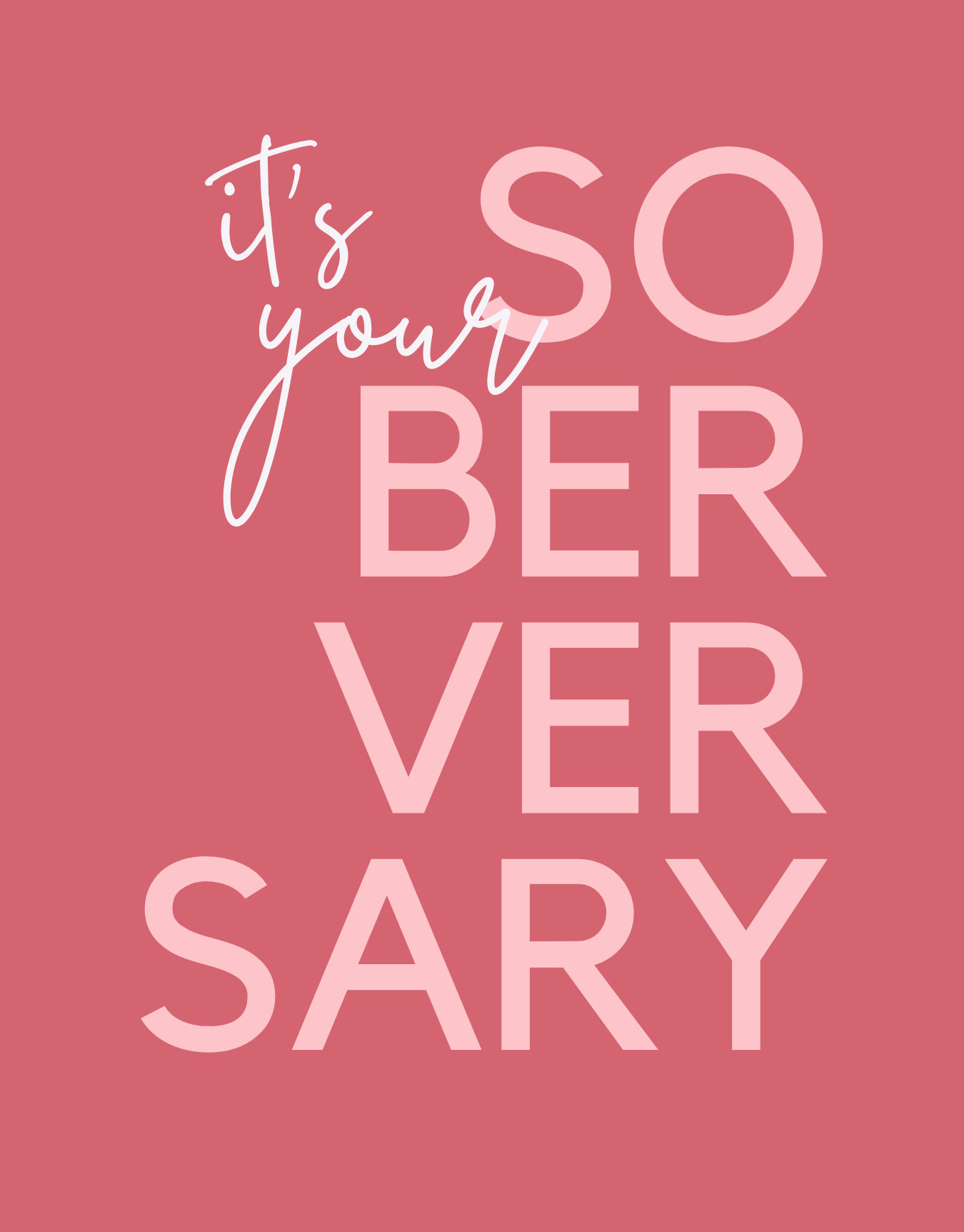It's Your Soberversary CheerNotes