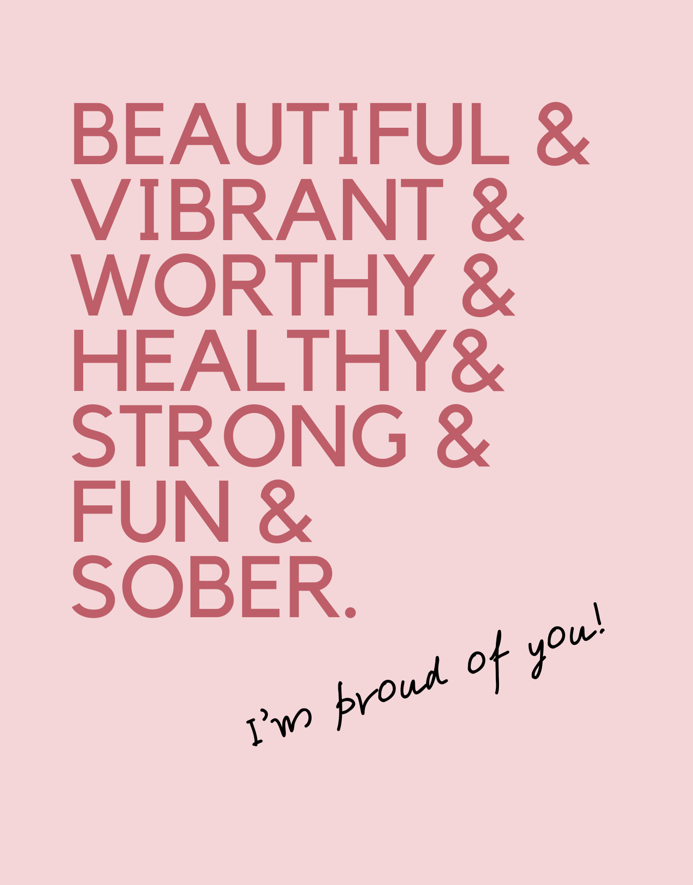 & Sober CheerNotes