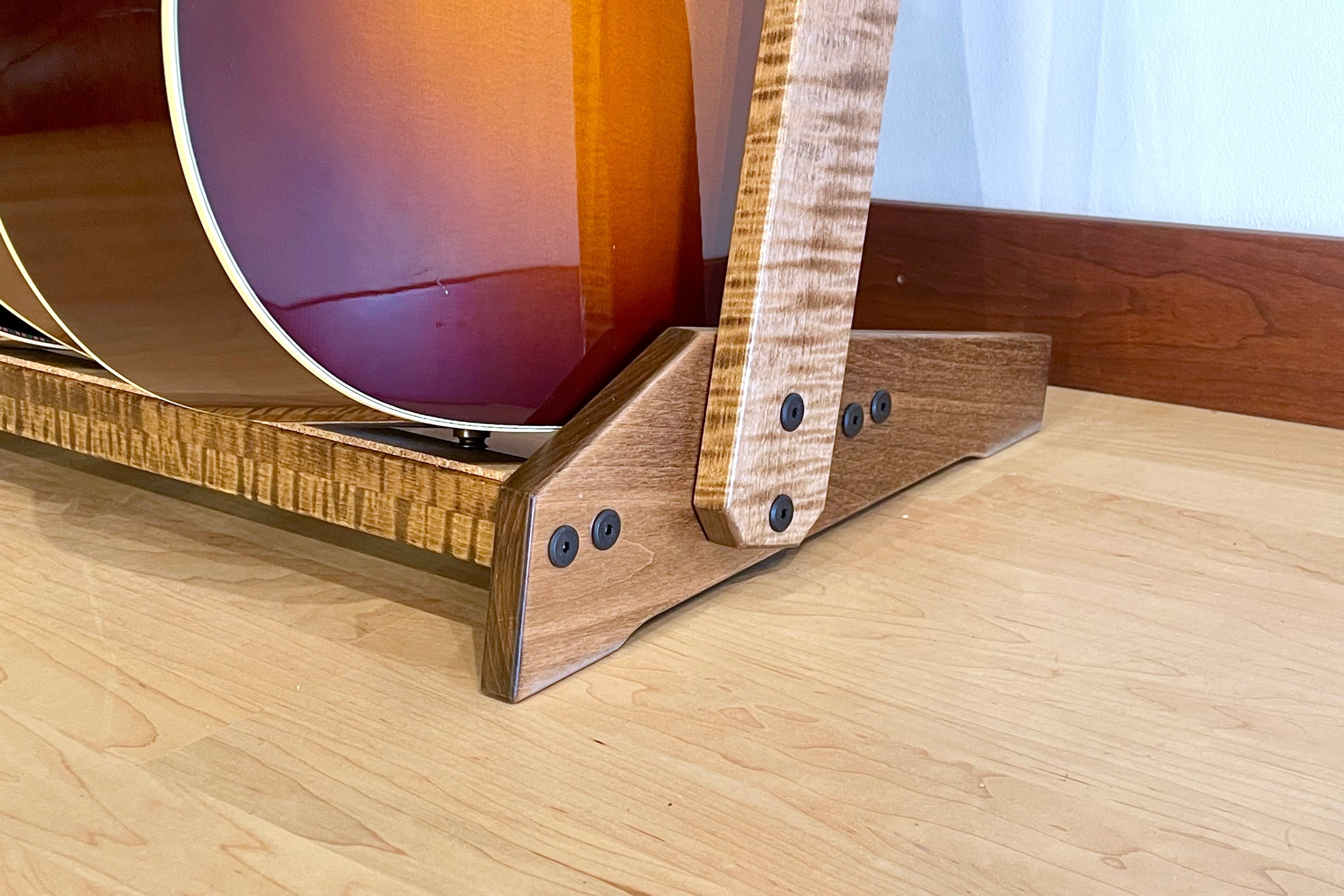 Traditional StringRack - Flamed Maple - Provincial Acoustic Remedy Cases