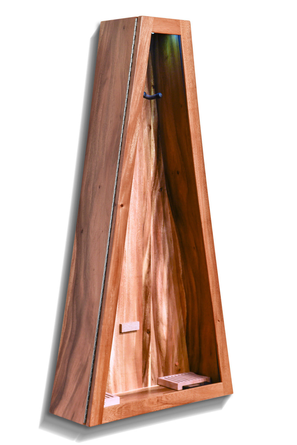 ClimaCase Triangle Humidor - Monkeypod Acoustic Remedy Cases
