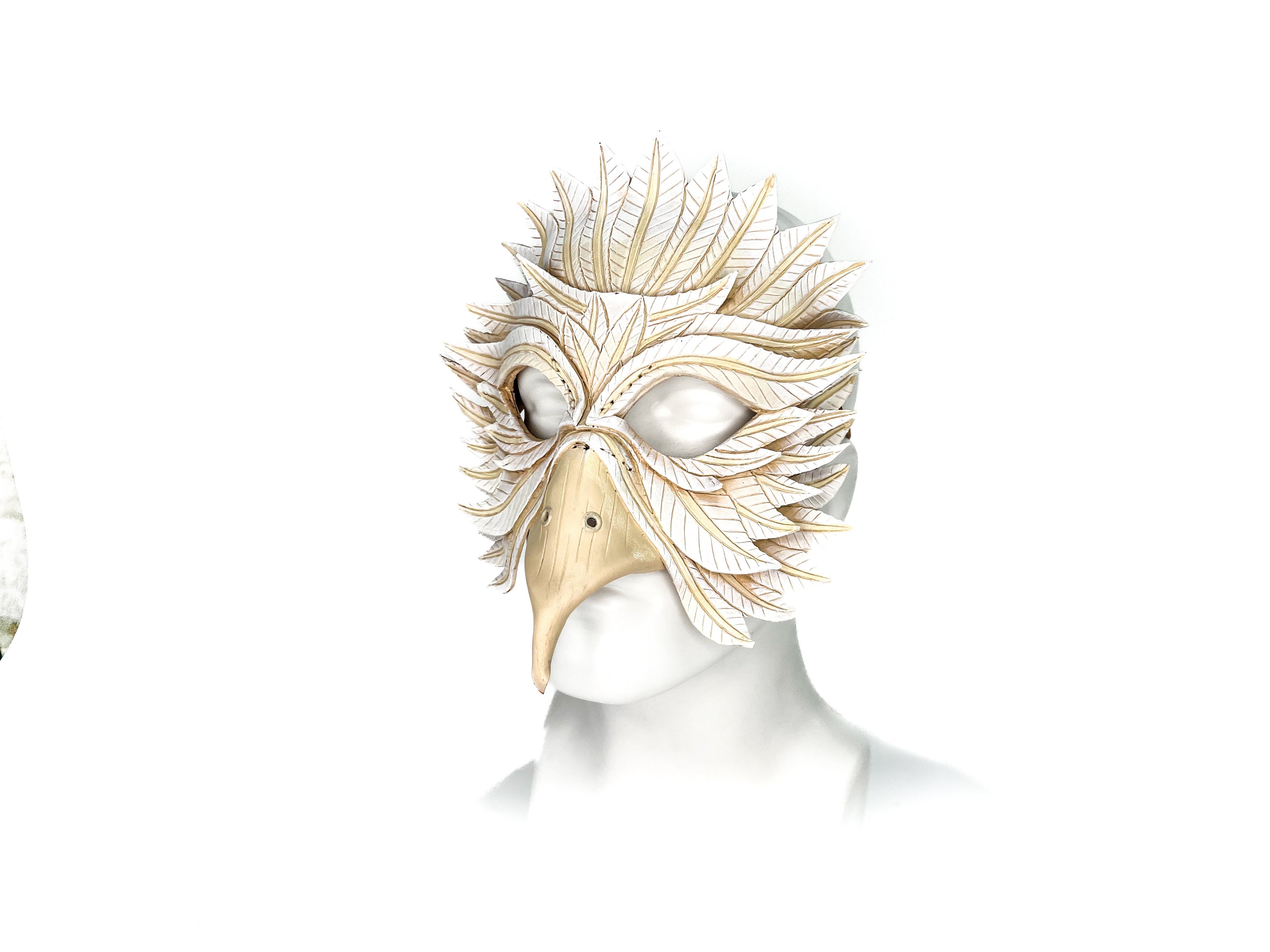 Dove Handmade Genuine Leather Mask Rockwell Masks