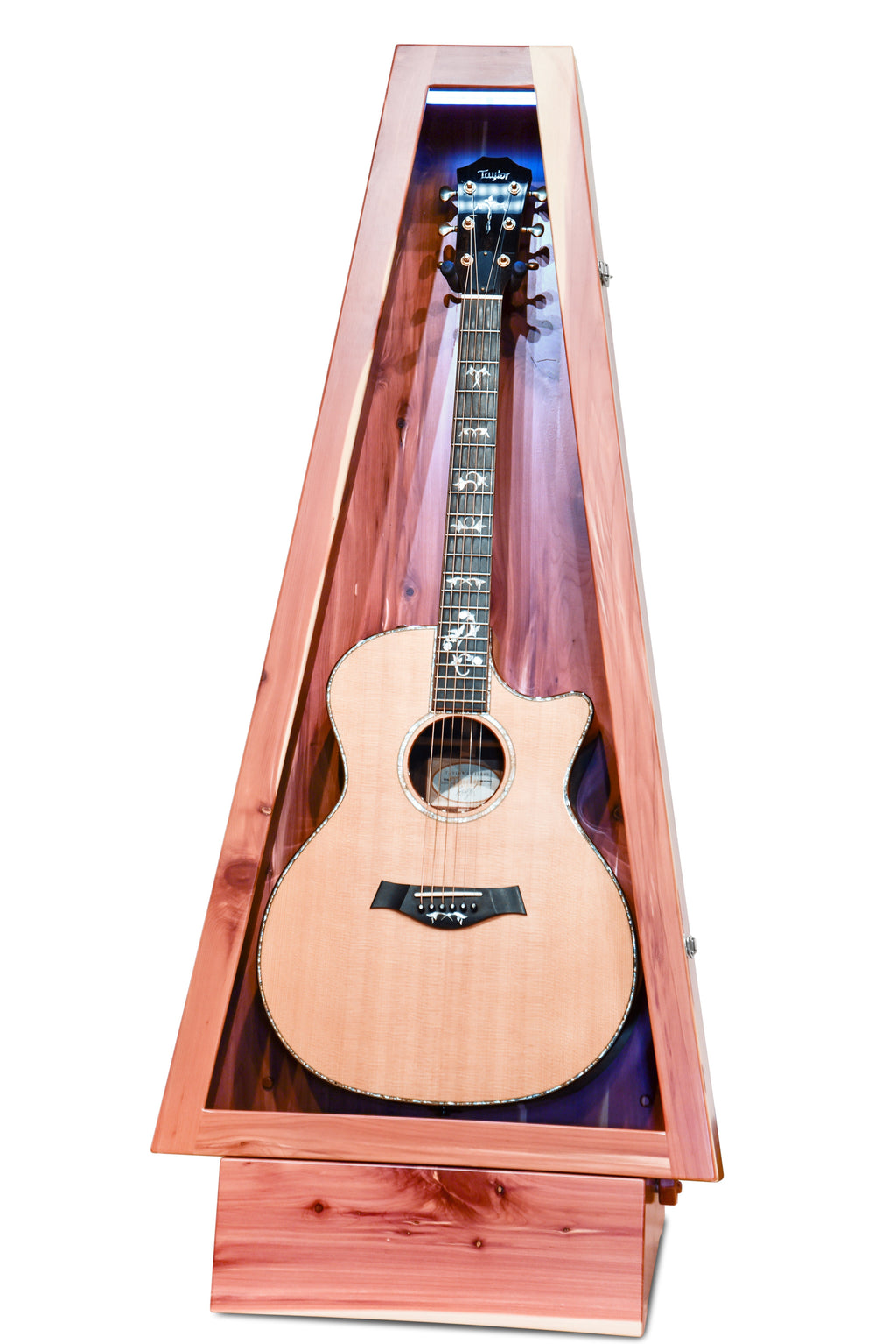 ClimaStand Triangle Humidor with Base - Cedar Acoustic Remedy Cases
