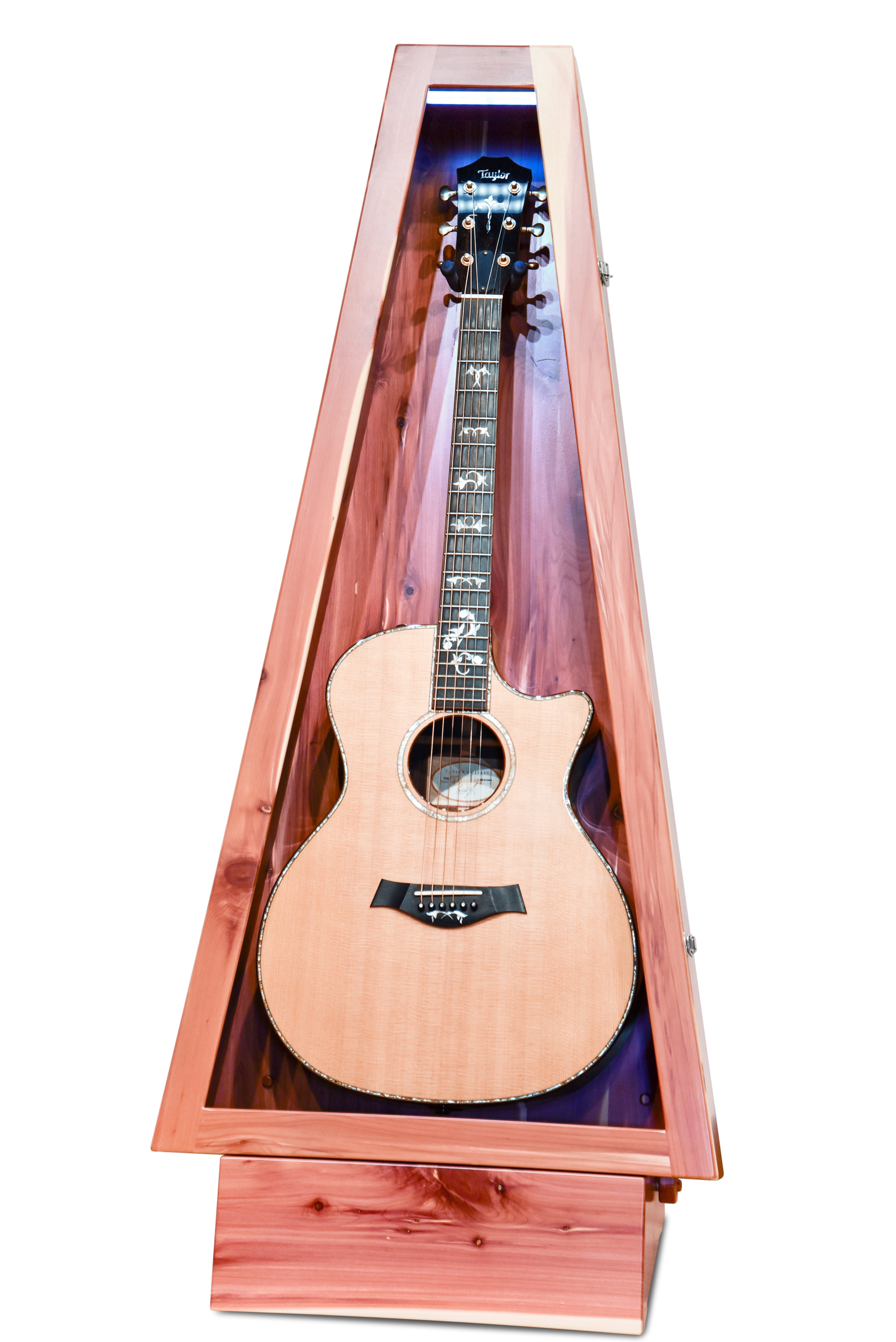 ClimaStand Triangle Humidor with Base - Cedar Acoustic Remedy Cases