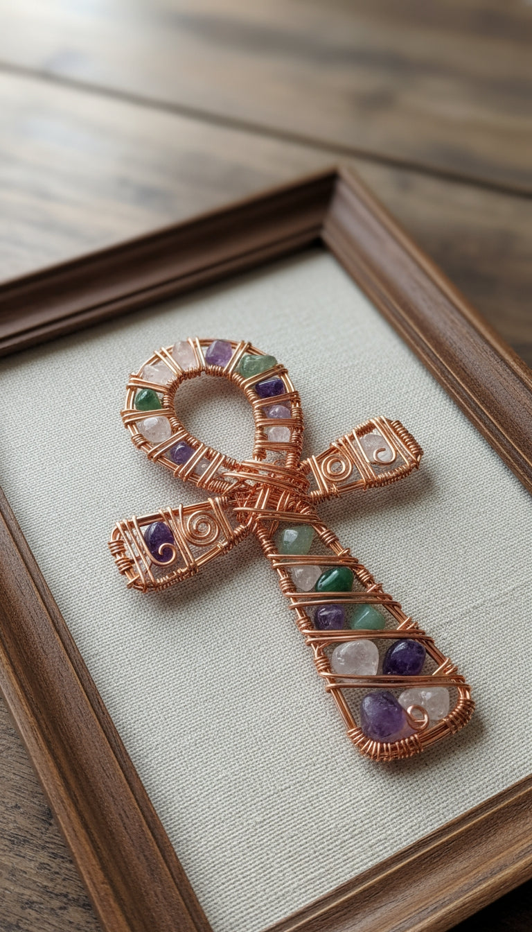 Unique Crystal and Copper Pictures / Wall Home Decor The Vibez Shop