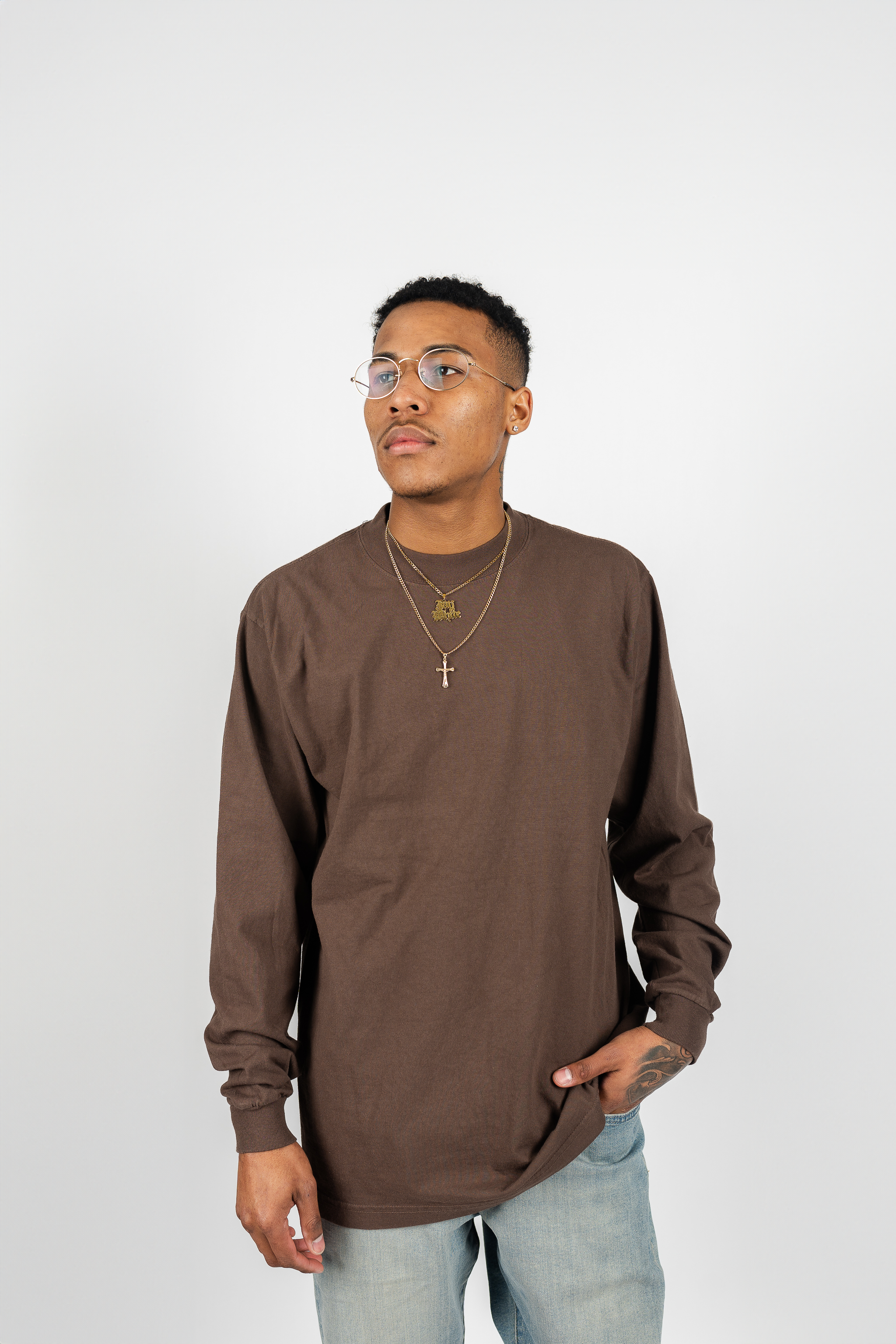 Shaka Wear Long Sleeve Garment Dye Max Heavyweight Shirt Superline
