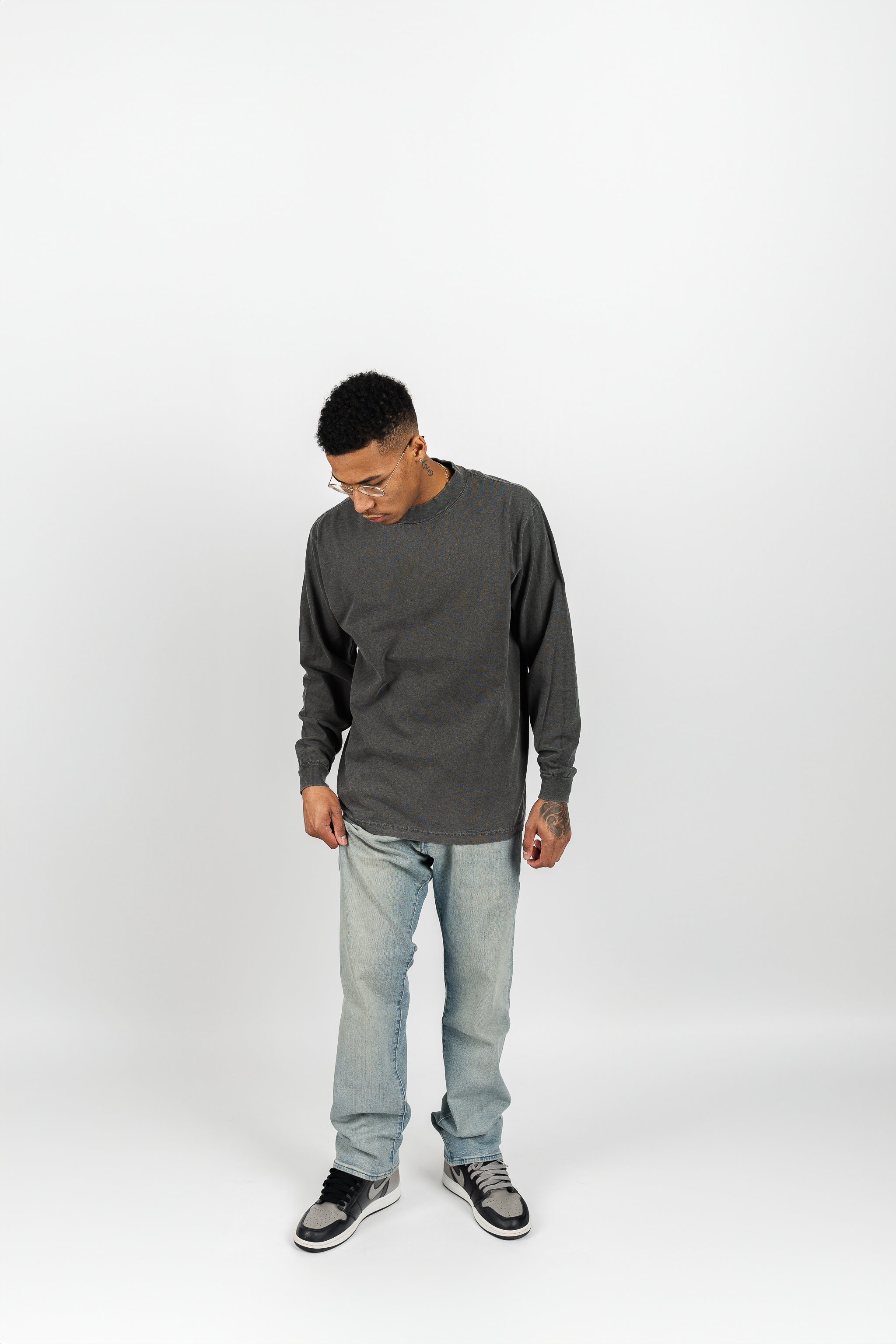 Shaka Wear Long Sleeve Garment Dye Max Heavyweight Shirt Superline