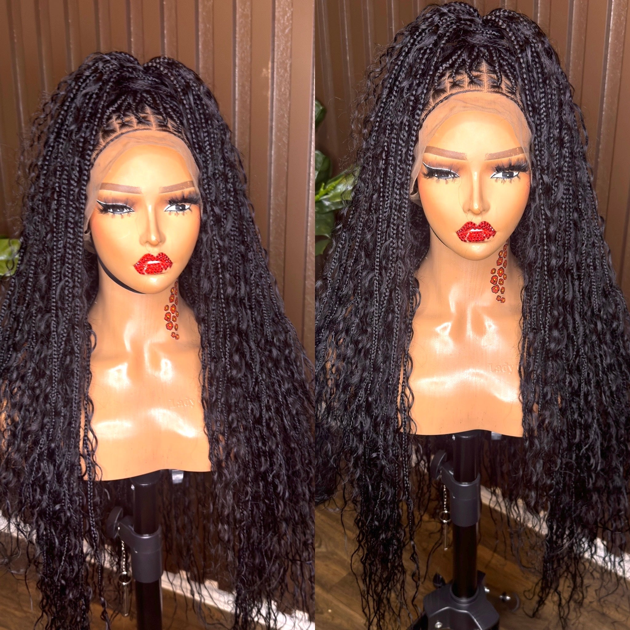 Human hair boho braids HOL stores