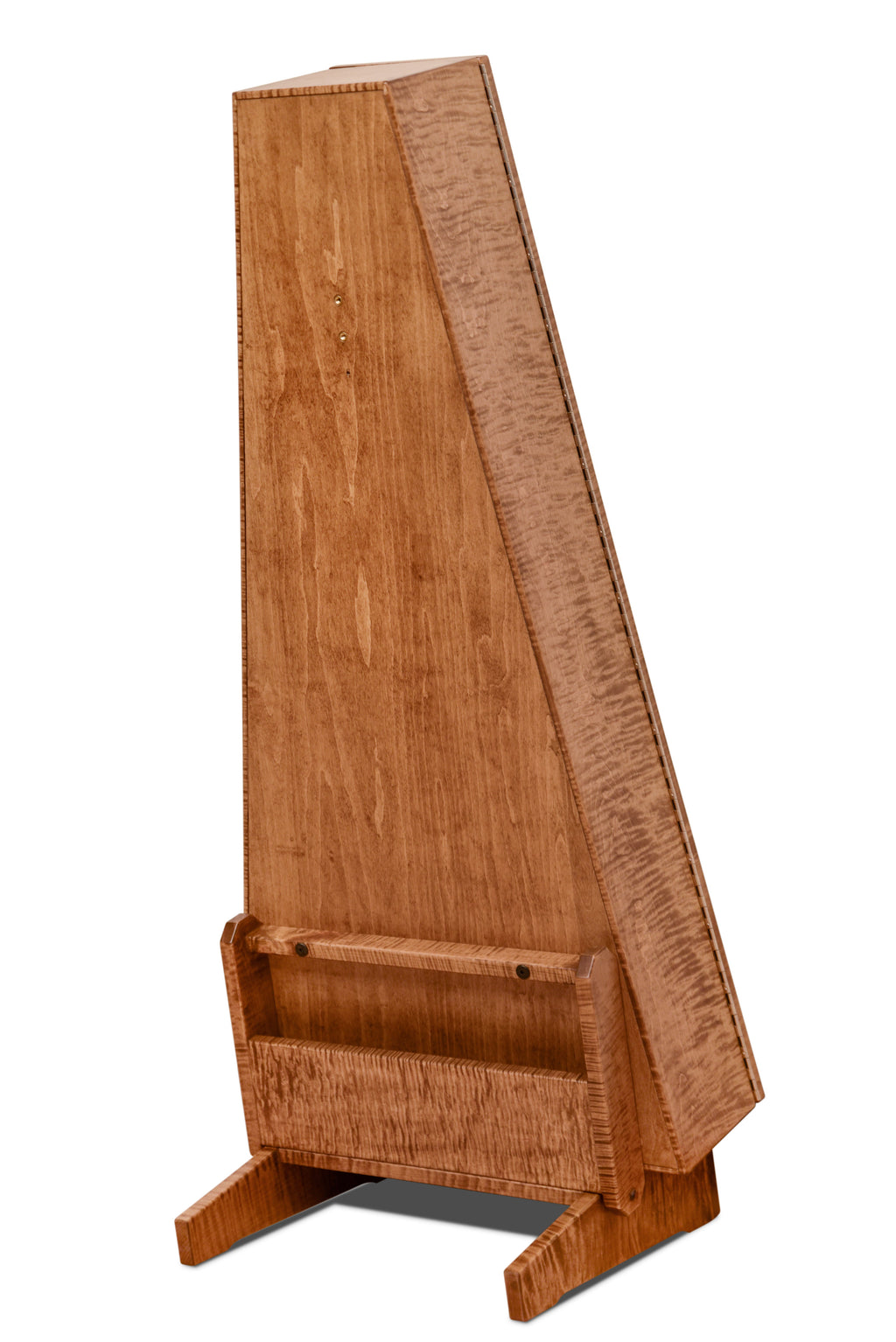 ClimaStand Triangle Humidor with Base - Flamed Maple With Provincial Stain Acoustic Remedy Cases