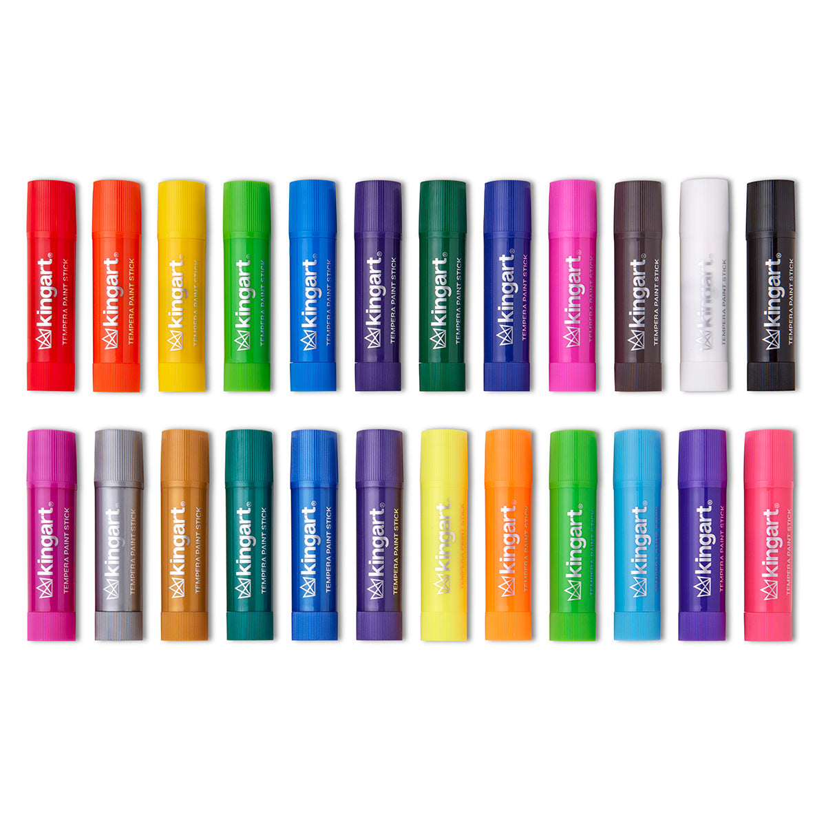 Tempera Paint Sticks, 24 Colors KINGART