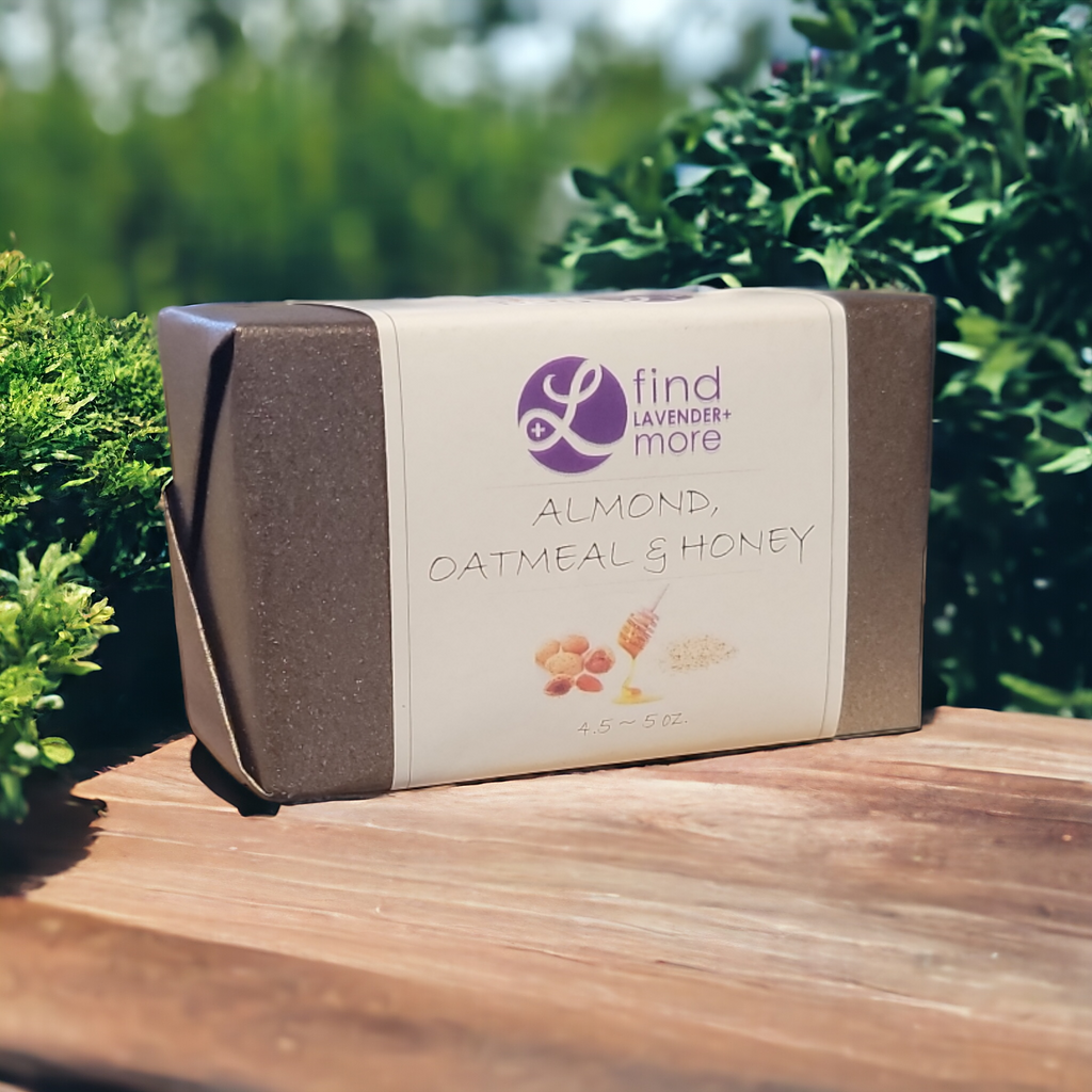 Handmade Lavender Soap Bars 4.5-5oz Natural Essential Oil Bath Findlavender.com