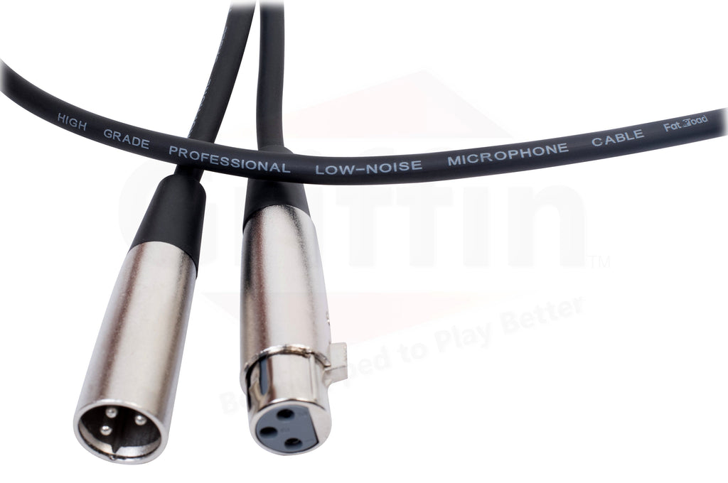 Microphone Cables by FAT TOAD (10 Pack) 20ft Professional Pro Audio XLR Mic Cord Patch with Female & Male Connector - 24 AWG Shielded Wire & Balanced GeekStands.com