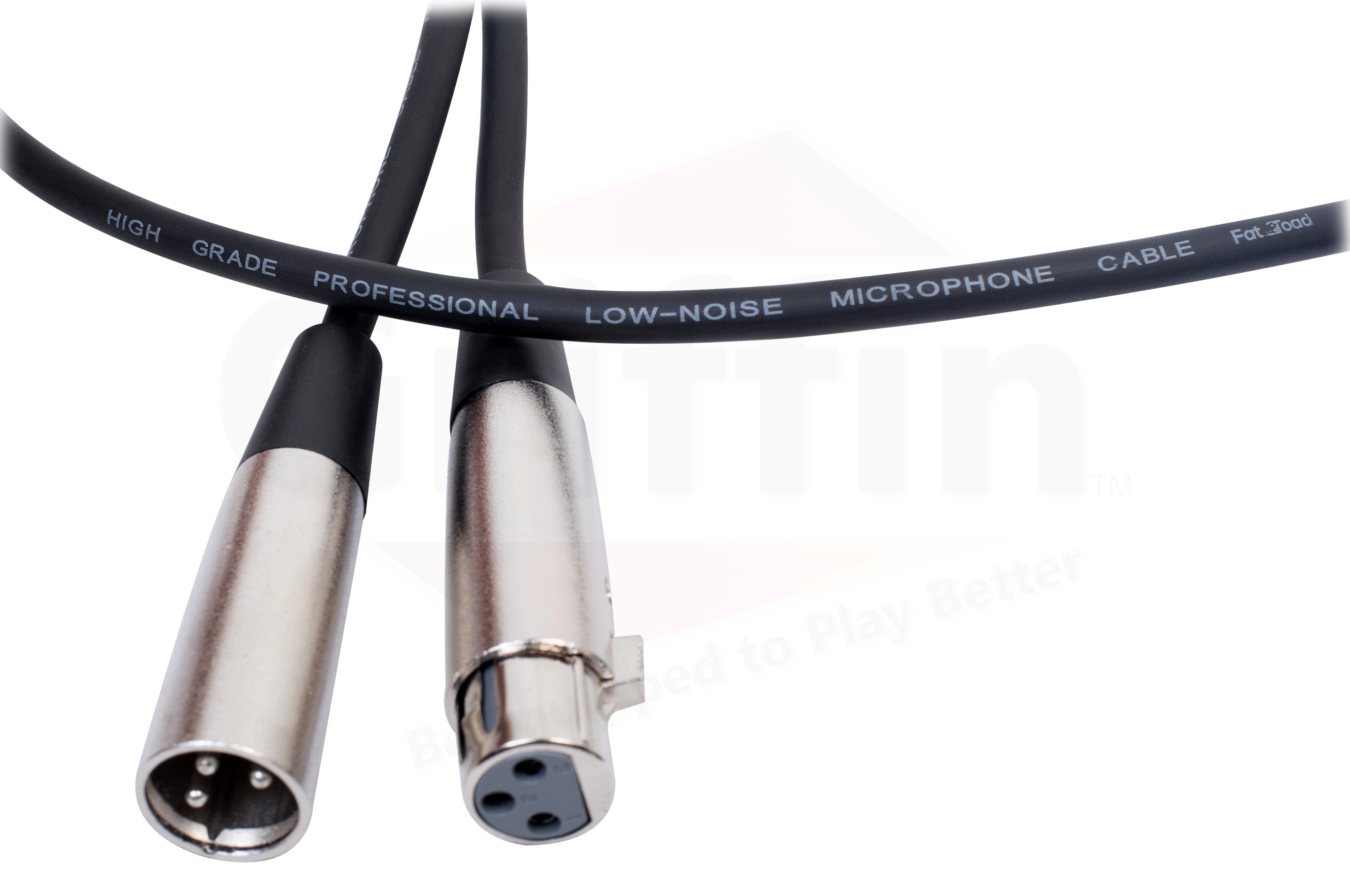 Microphone Cables by FAT TOAD (10 Pack) 20ft Professional Pro Audio XLR Mic Cord Patch with Female & Male Connector - 24 AWG Shielded Wire & Balanced GeekStands.com