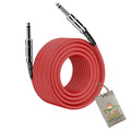 1/4" to 1/4 Speaker Cable by FAT TOAD - 50ft Professional Pro Audio Red DJ Speaker PA Patch Cord Quarter inch Male Jack - 12 AWG Gauge Wire for Studio GeekStands.com