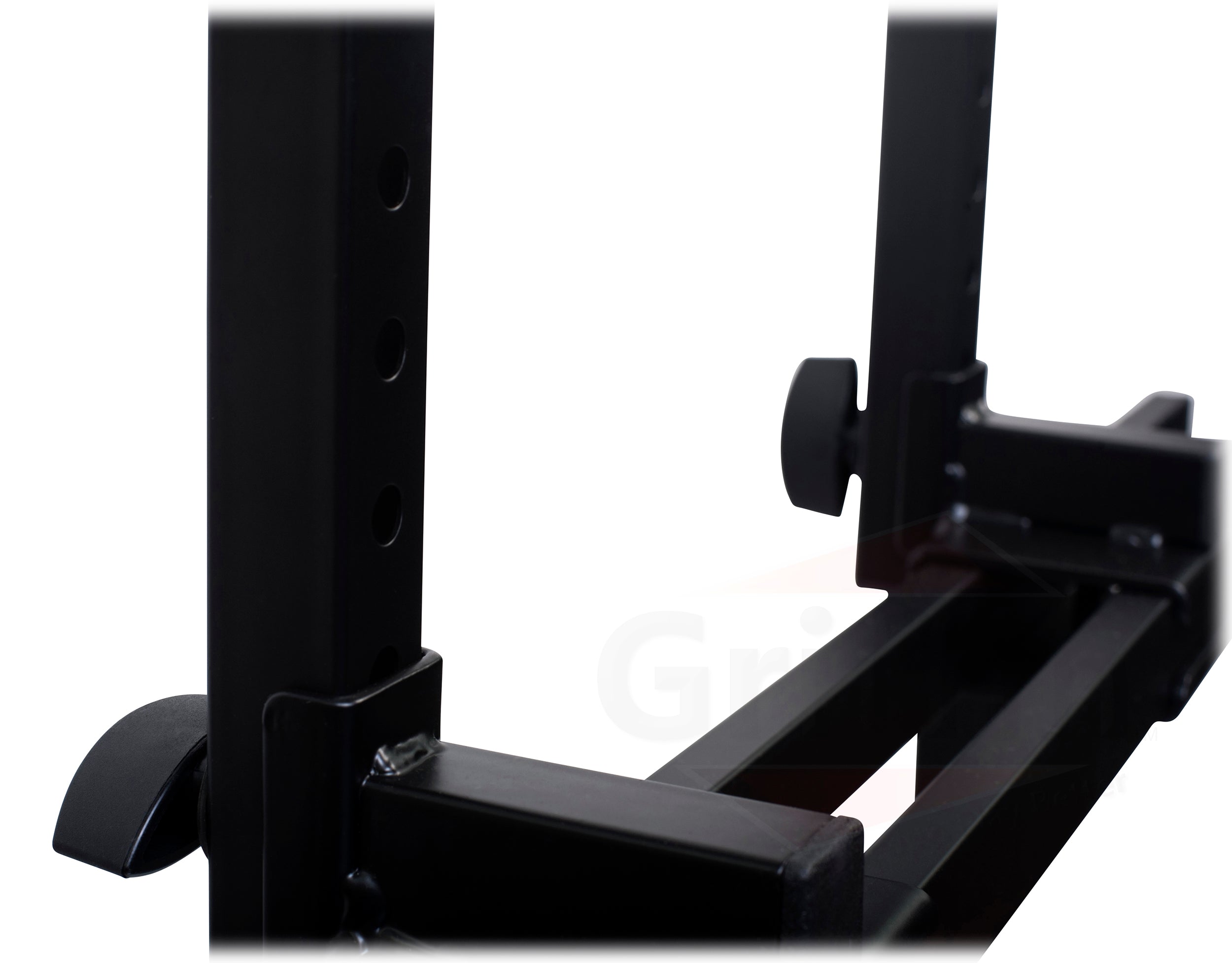Double Piano Keyboard & Laptop Stand by GRIFFIN | 2 Tier/Dual Portable Studio Mixer Rack for Turntables, DJ Coffins, Speakers, Digital Audio Gear & Music Equipment | Folding Stage Mount Multi Platform GeekStands.com