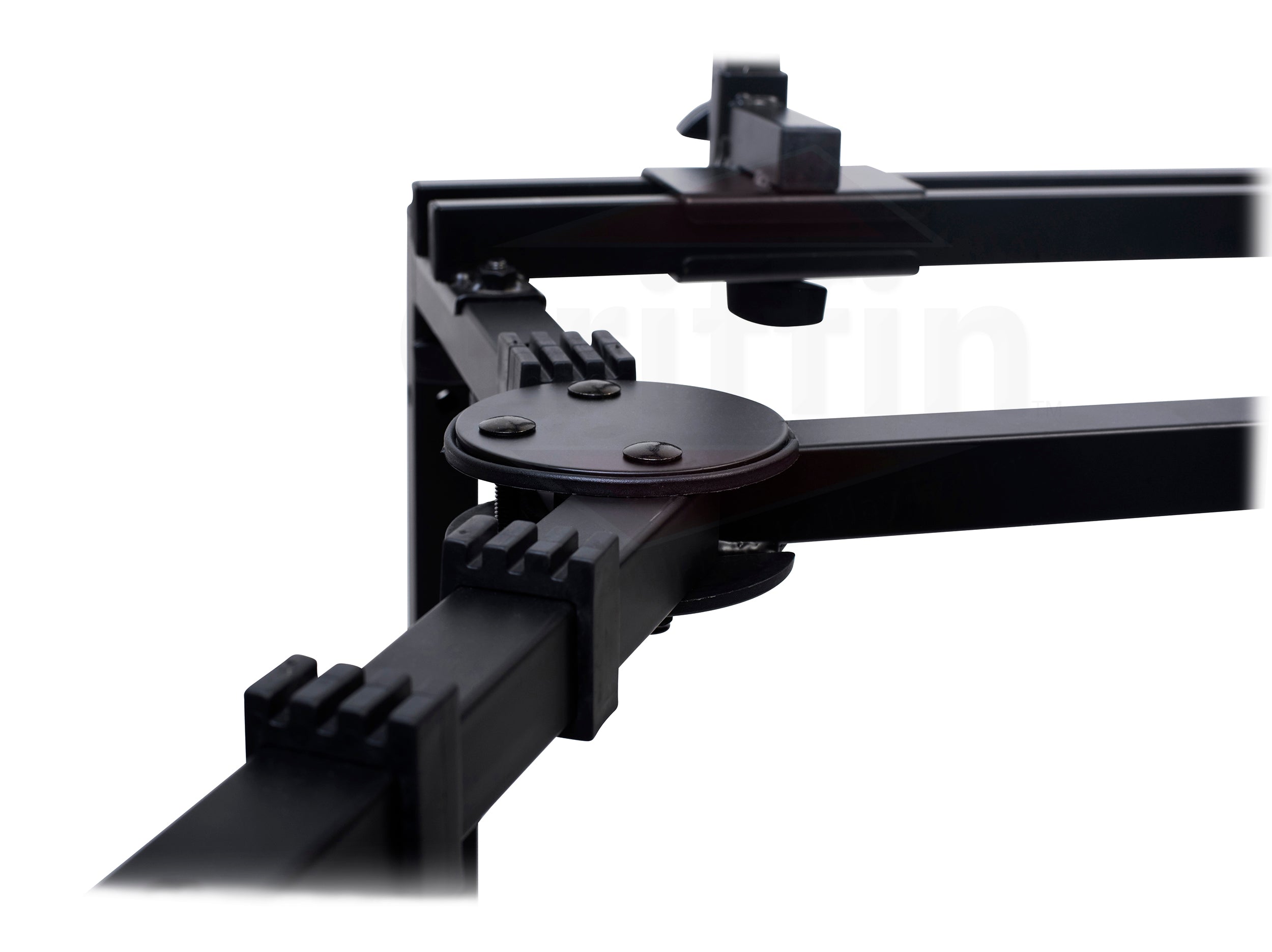 Double Piano Keyboard & Laptop Stand by GRIFFIN - 2 Tier/Dual Portable Studio Mixer Rack for Turntables, DJ Coffins, Speakers, Digital Music Gear GeekStands.com