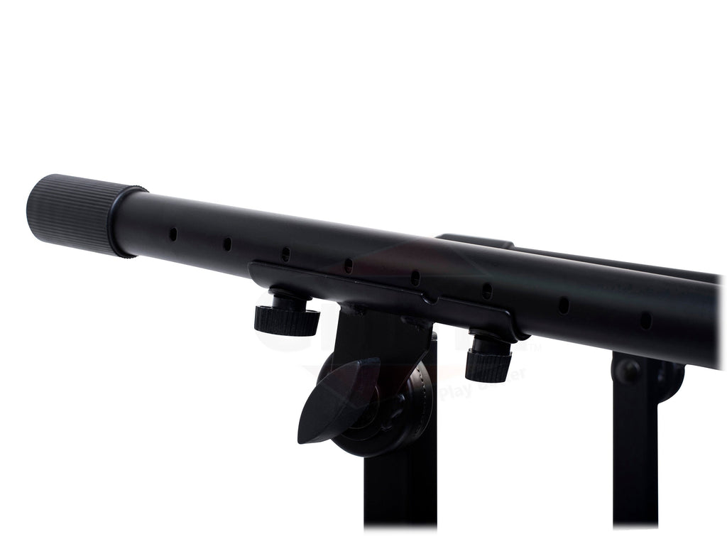 Double Piano Keyboard & Laptop Stand by GRIFFIN - 2 Tier/Dual Portable Studio Mixer Rack for Turntables, DJ Coffins, Speakers, Digital Music Gear GeekStands.com