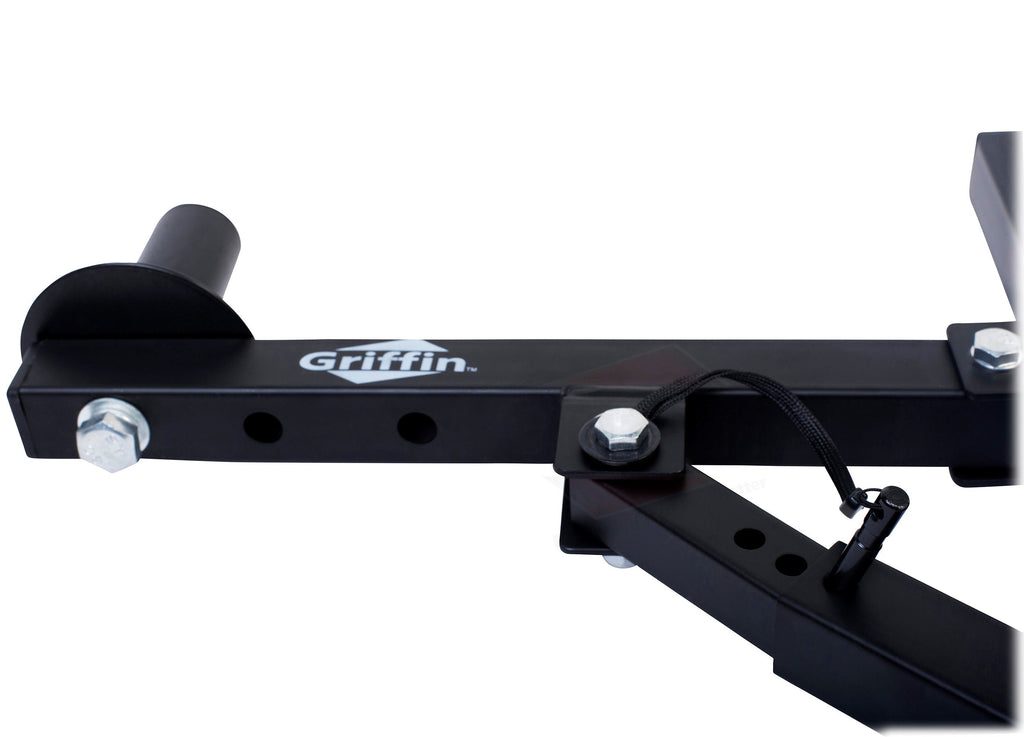 Wall Mount Brackets for PA Speakers (4 PACK) by GRIFFIN - Securing Locking Pin & 3-Level Tilt Adjustments - All-Steel DJ Studio Monitor Stands with 35mm Pole Holder for Pro-Audio GeekStands.com