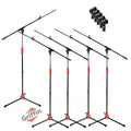 Microphone Boom Stand with Telescopic Arm (Pack of 5) by GRIFFIN - Adjustable Holder Mount For Studio Recording Accessories, Singing Vocal Karaoke GeekStands.com