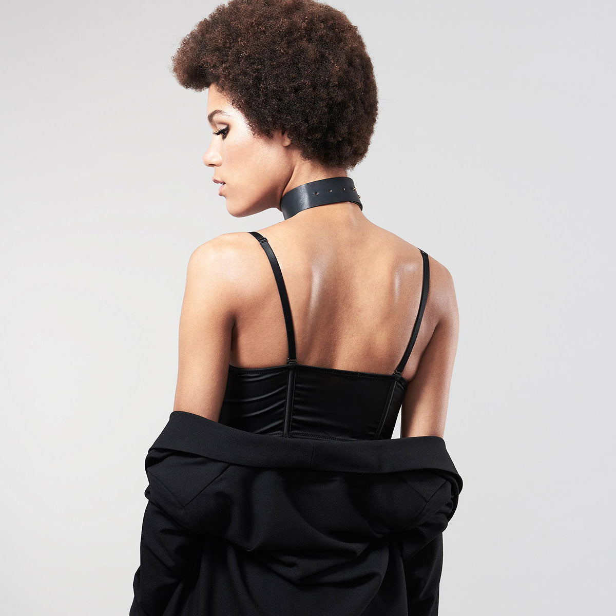 Bijoux Indiscrets Maze Choker with Leash Adult Toy Box