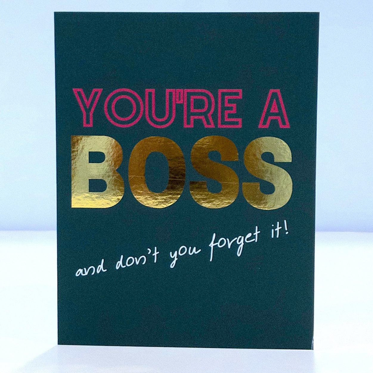 You're A Boss CheerNotes