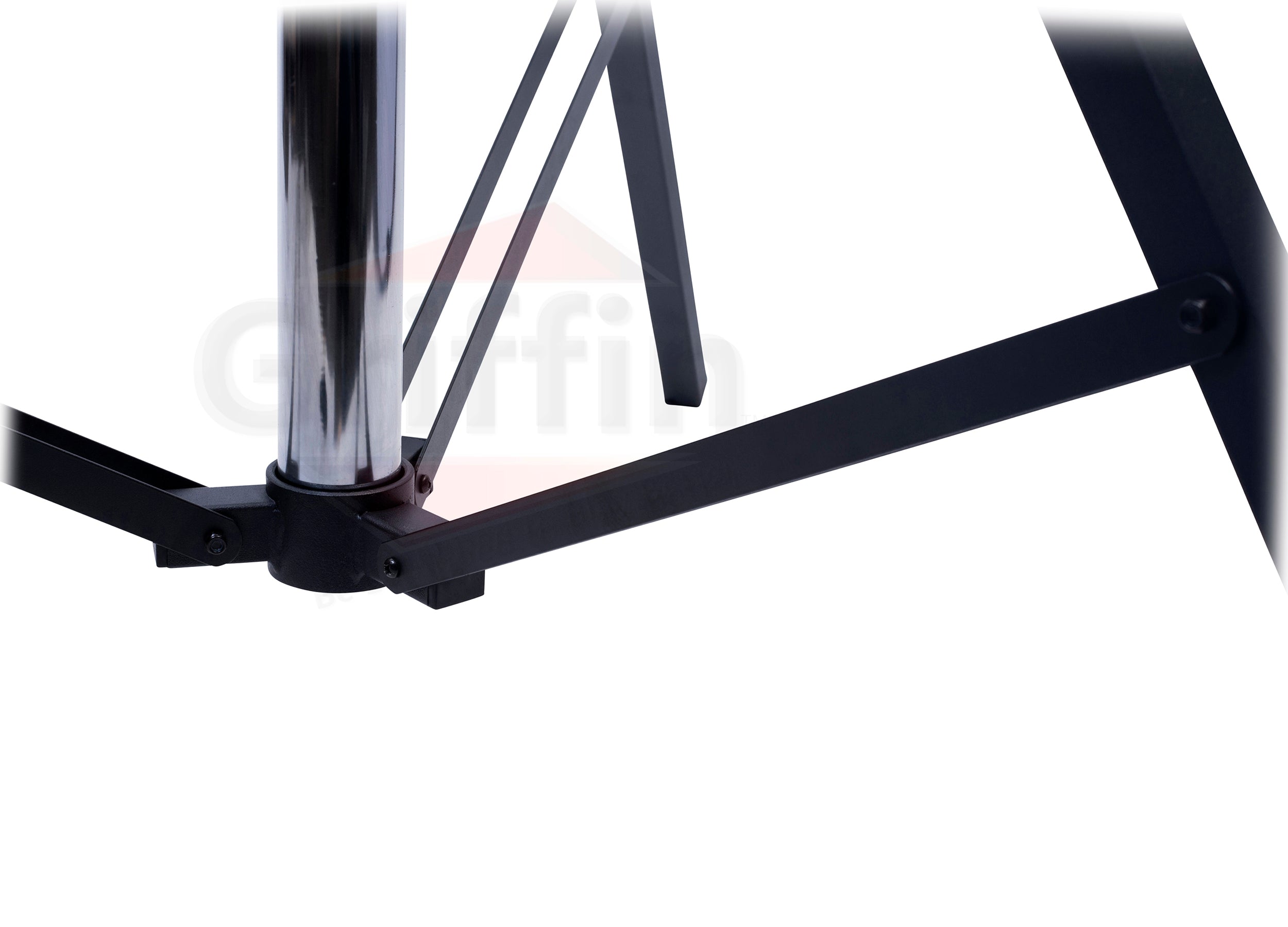 GRIFFIN Crank Lighting Truss Stands - T Adapter Bar & DJ Booth Trussing System for Light Cans & Speakers - Pro-Audio Stage Platform Hardware Package GeekStands.com