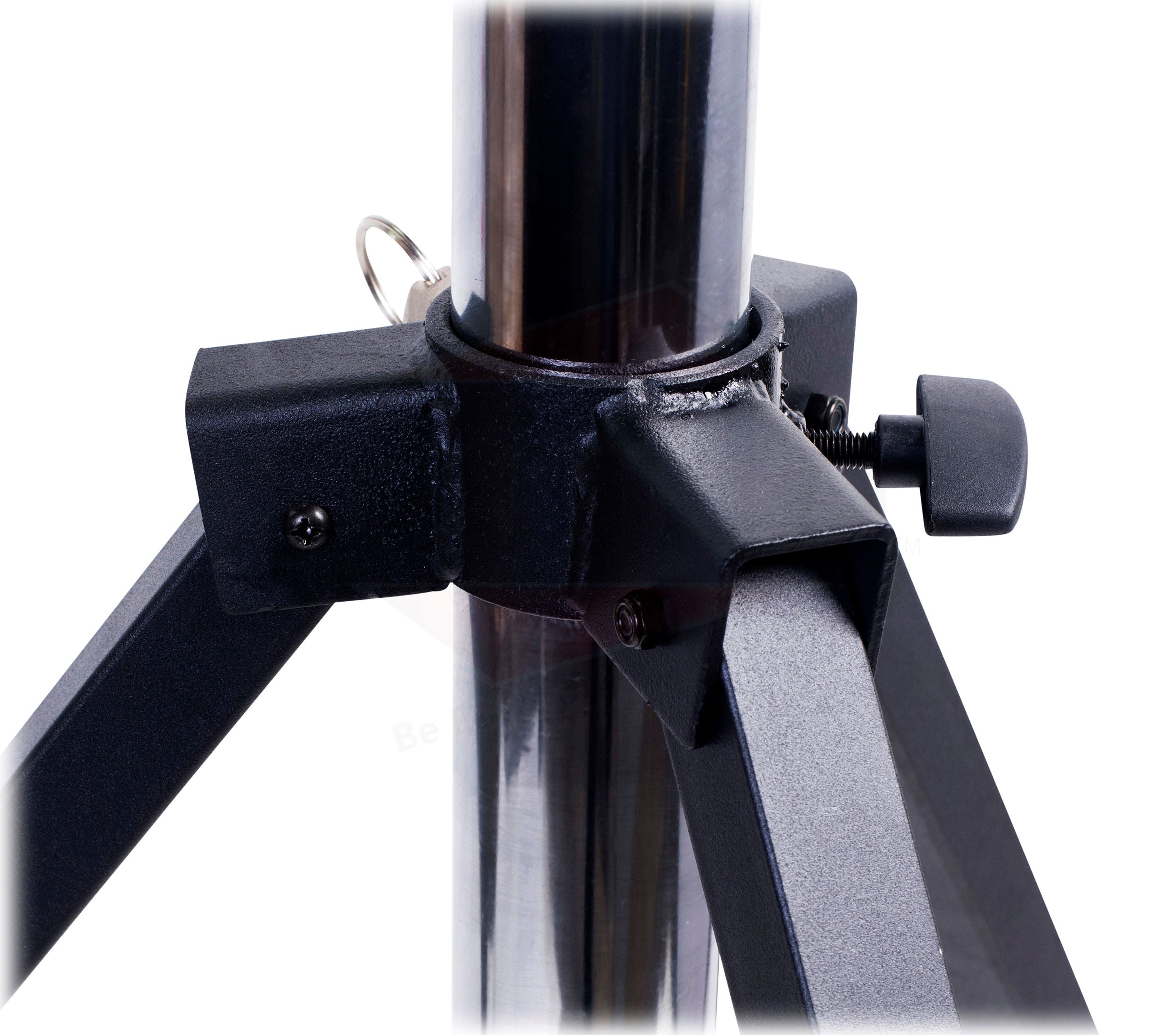 GRIFFIN Crank Lighting Truss Stands - T Adapter Bar & DJ Booth Trussing System for Light Cans & Speakers - Pro-Audio Stage Platform Hardware Package GeekStands.com