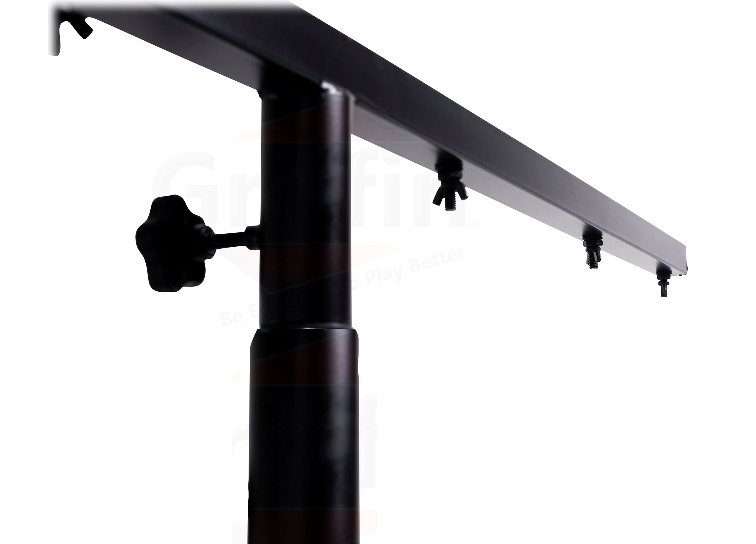 Crank Up Light Stands (2 Pack) Stage Lighting Truss System by GRIFFIN - Portable Speaker Tripod Platform Rig - Adjustable Trussing DJ Booth Kit, T Bar GeekStands.com