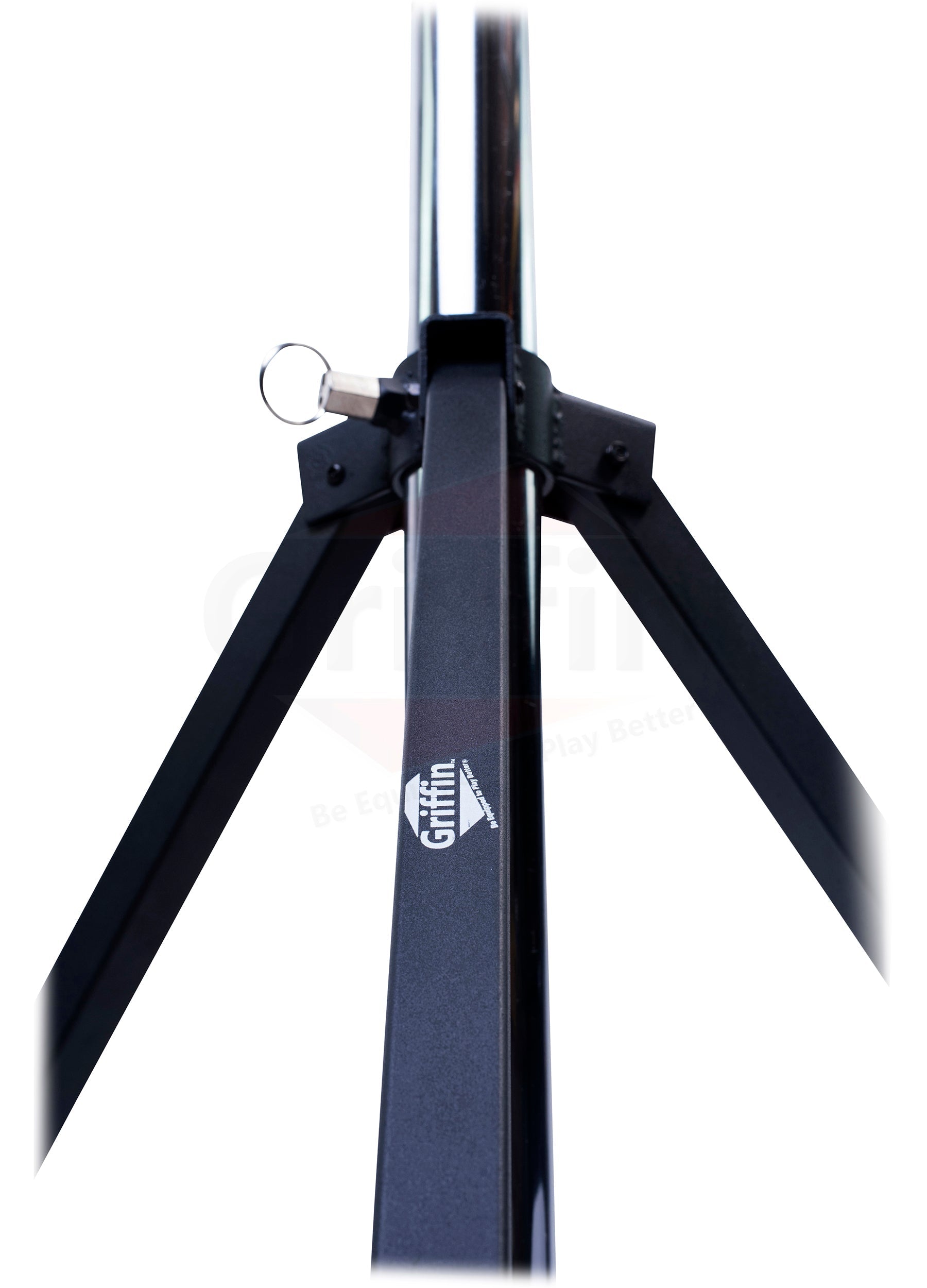 GRIFFIN Crank Lighting Truss Stands - T Adapter Bar & DJ Booth Trussing System for Light Cans & Speakers - Pro-Audio Stage Platform Hardware Package GeekStands.com