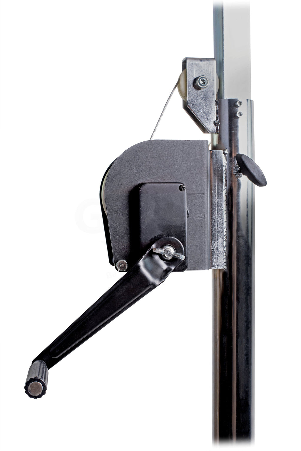 GRIFFIN Crank Lighting Truss Stands - T Adapter Bar & DJ Booth Trussing System for Light Cans & Speakers - Pro-Audio Stage Platform Hardware Package GeekStands.com