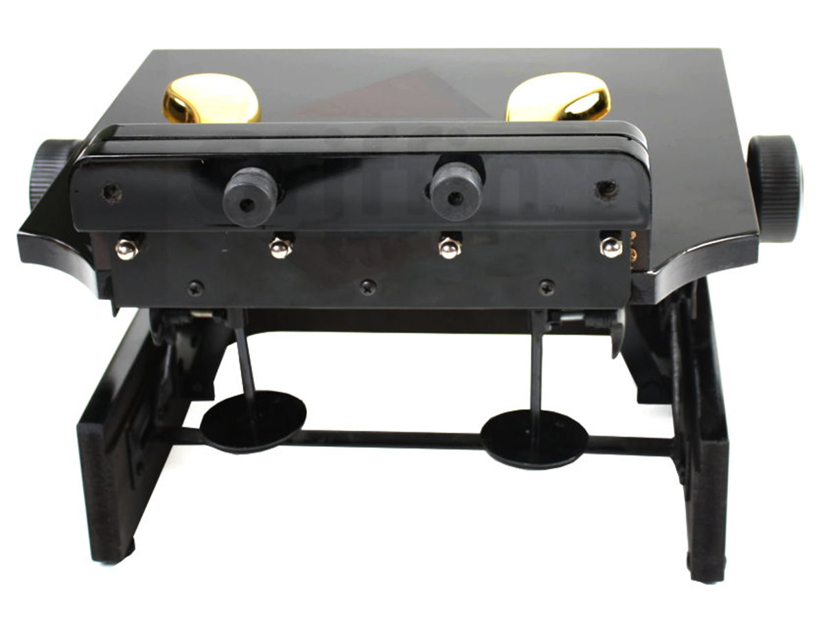Piano Foot Pedal Extender by GRIFFIN - Dual Deluxe Extension Prop for Beginners & Kids with Una Corda & Sustain Pedal Wood Stool Bench Teaching Aid GeekStands.com