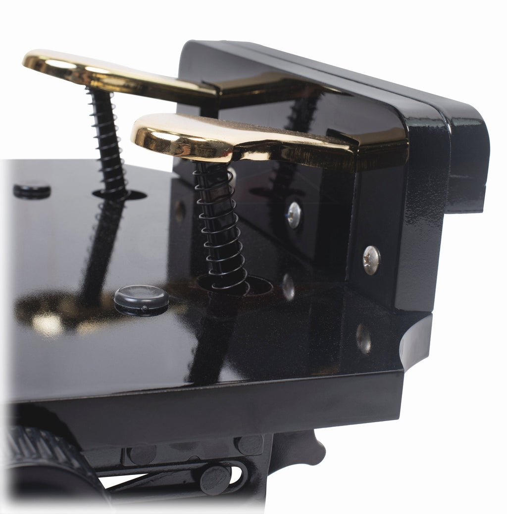 Piano Foot Pedal Extender by GRIFFIN - Dual Deluxe Extension Prop for Beginners & Kids with Una Corda & Sustain Pedal Wood Stool Bench Teaching Aid GeekStands.com