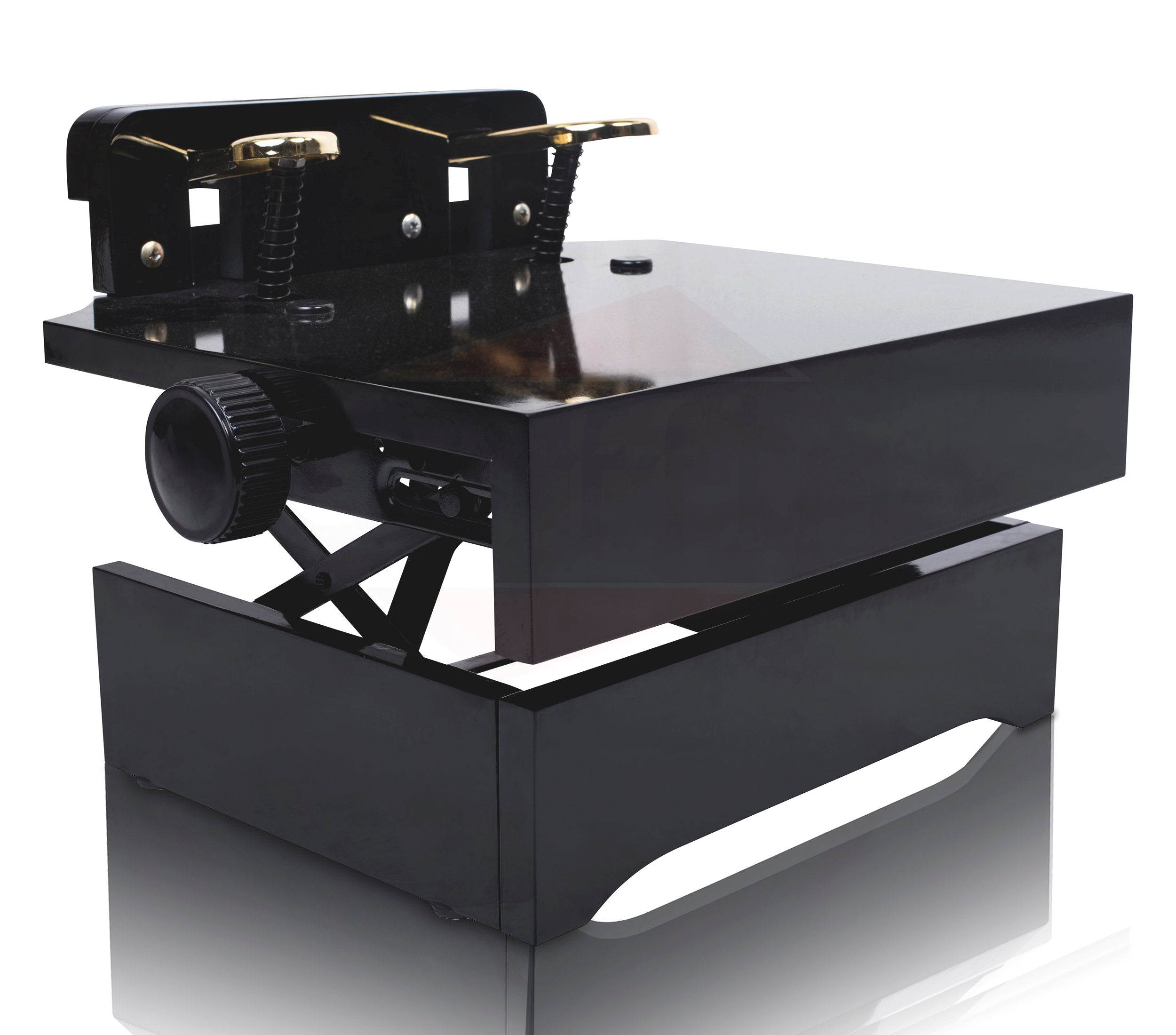 Piano Foot Pedal Extender by GRIFFIN - Dual Deluxe Extension Prop for Beginners & Kids with Una Corda & Sustain Pedal Wood Stool Bench Teaching Aid GeekStands.com