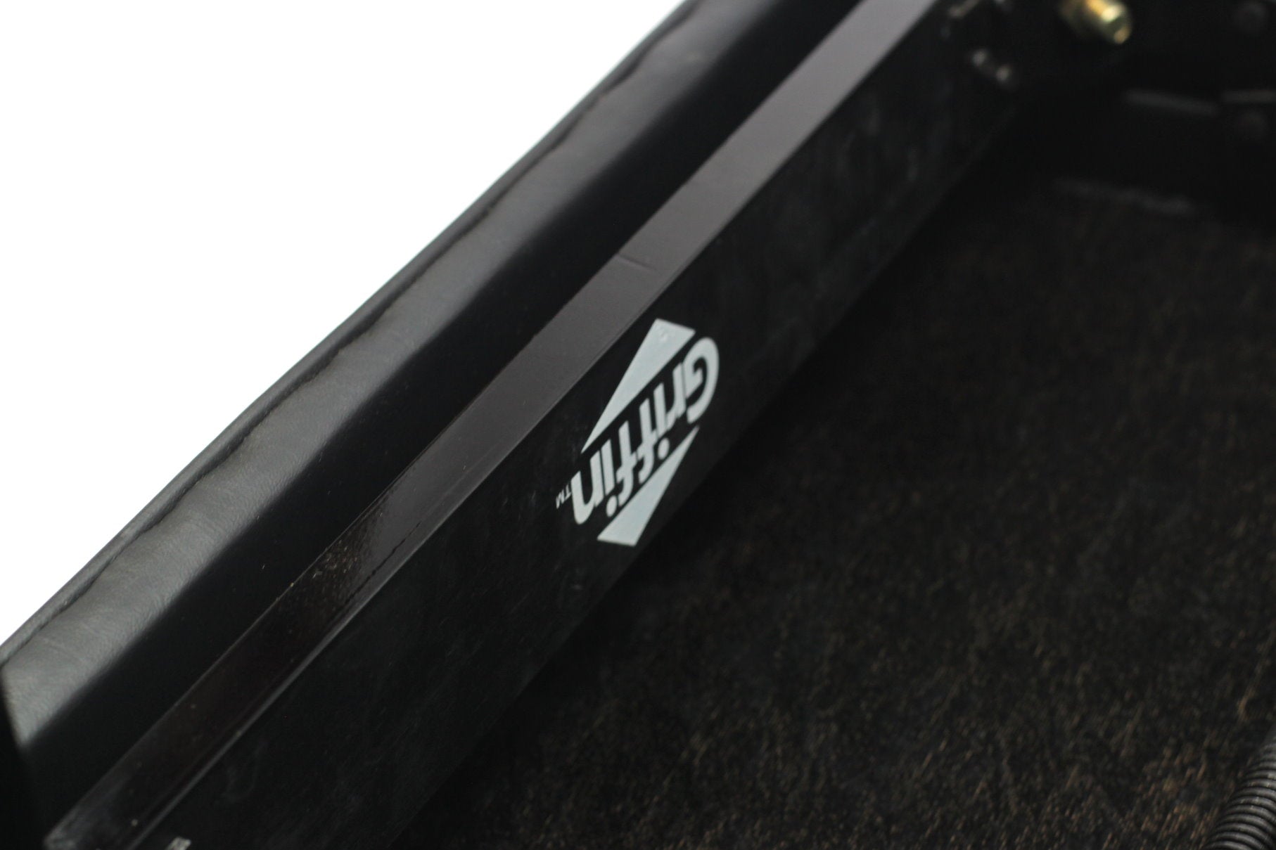 Genuine Leather Adjustable Piano Bench by GRIFFIN - Black Solid Wood Vintage Style & Heavy-Duty Ergonomic Keyboard Stool - Cushion Seat With Storage GeekStands.com