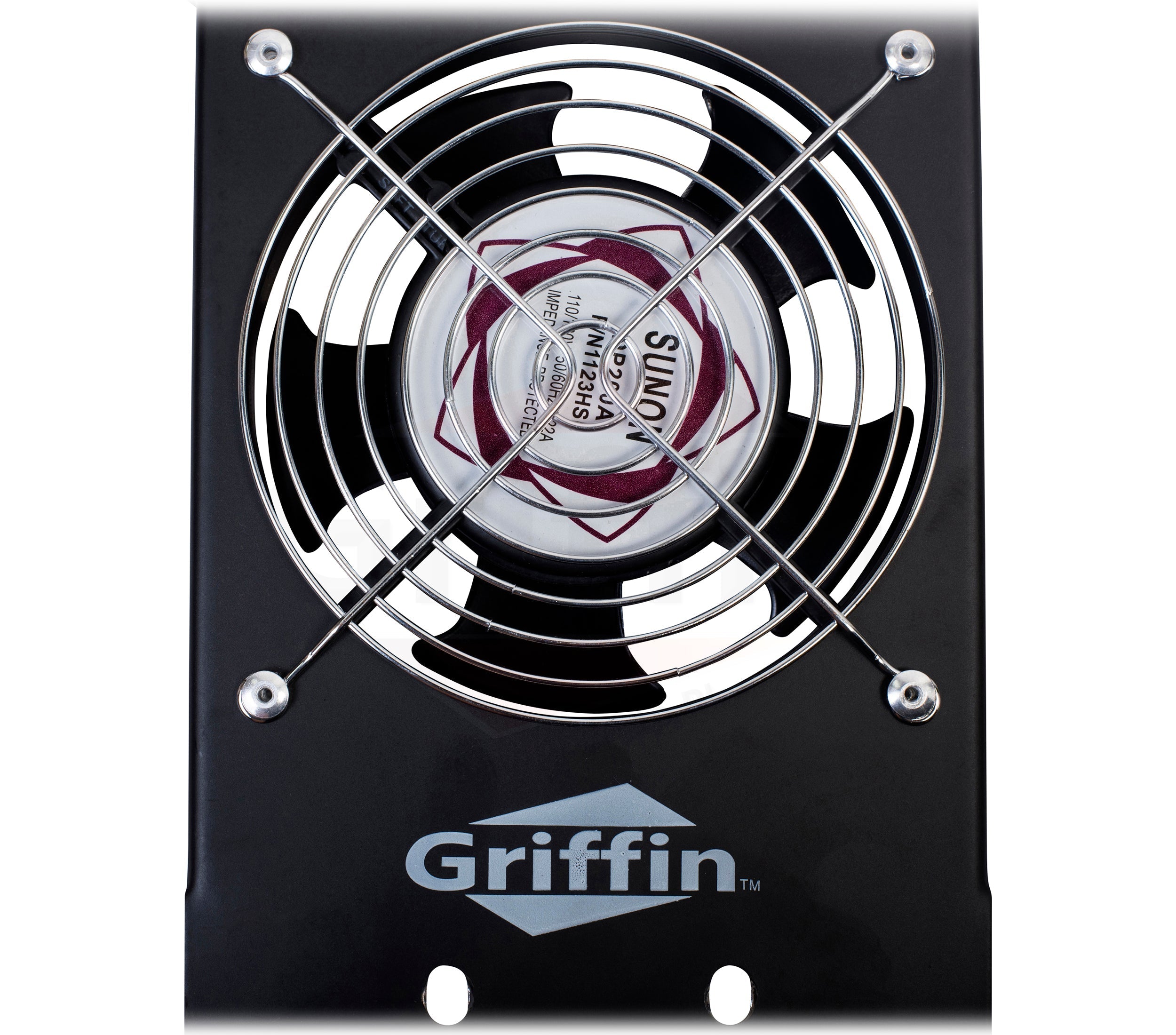 GRIFFIN Rackmount Cooling Fan - 3U Ultra-Quiet Triple Exhaust Fans, Keep Studio Audio Equipment Gear Cool - Rack Mount on Network IT System Server GeekStands.com