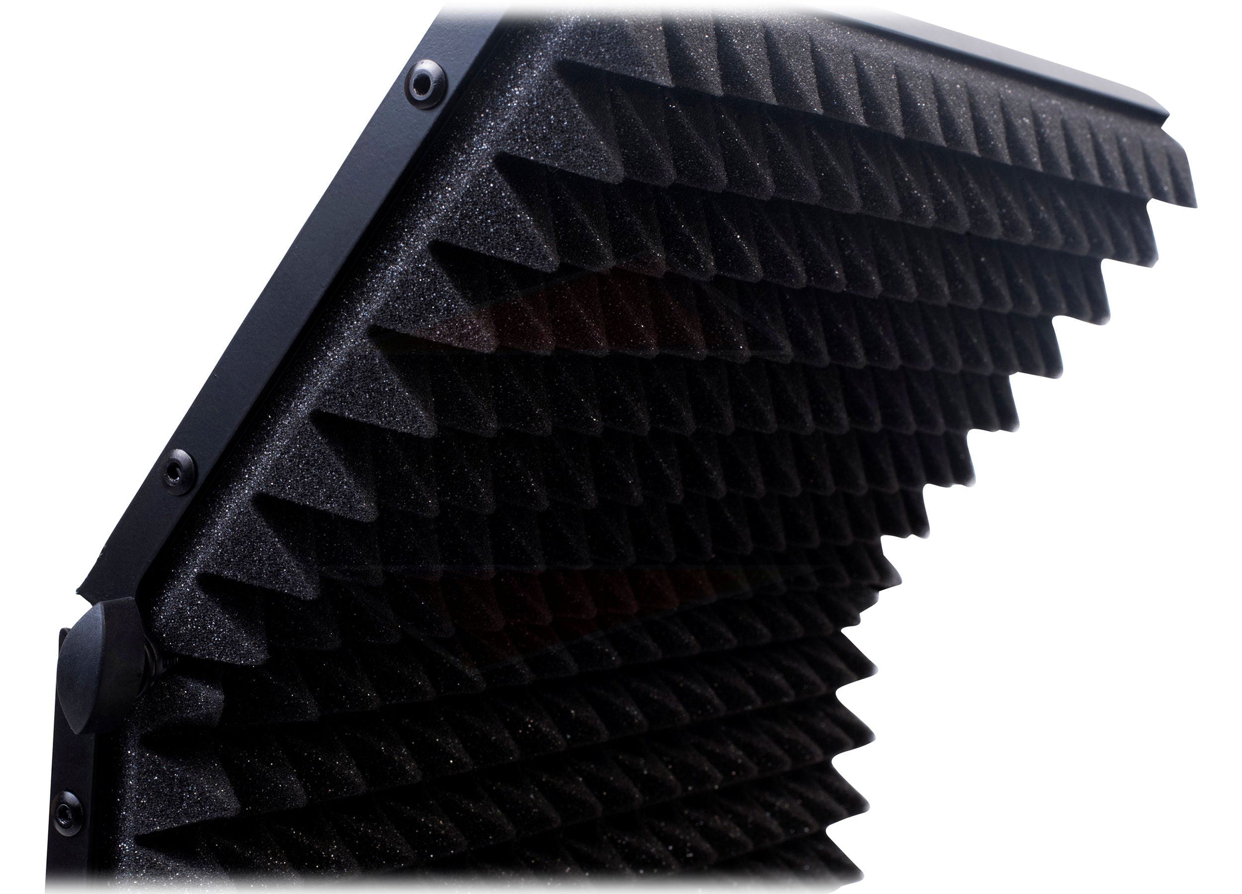 Studio Microphone Soundproofing Acoustic Foam Panel by GRIFFIN - Soundproof Filter - Sound Diffusion Mic Booth Shield, Absorbing Isolation Diffuser GeekStands.com